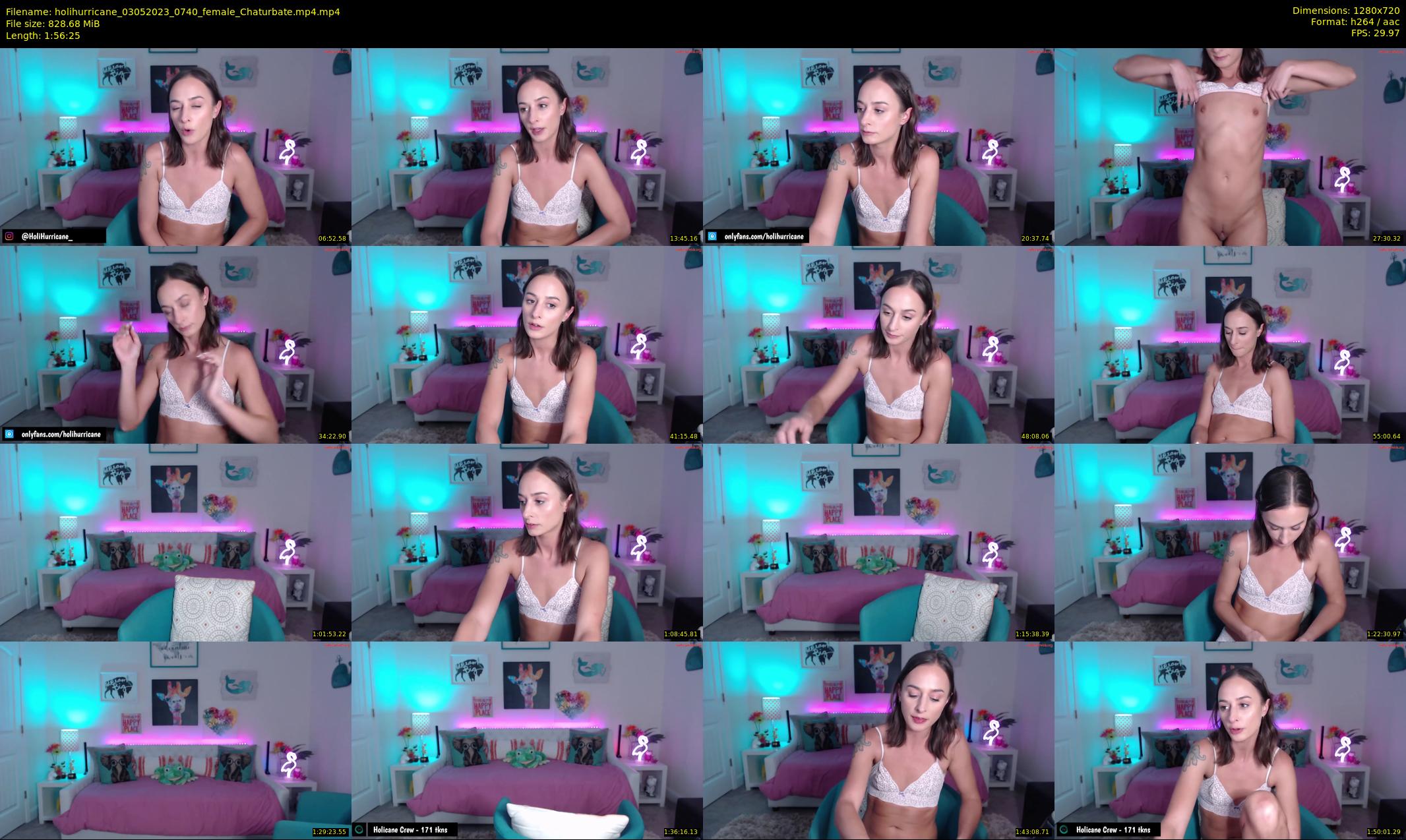 holihurricane — 117 minute Chaturbate female cam show recording, 720p, May 3, 2023