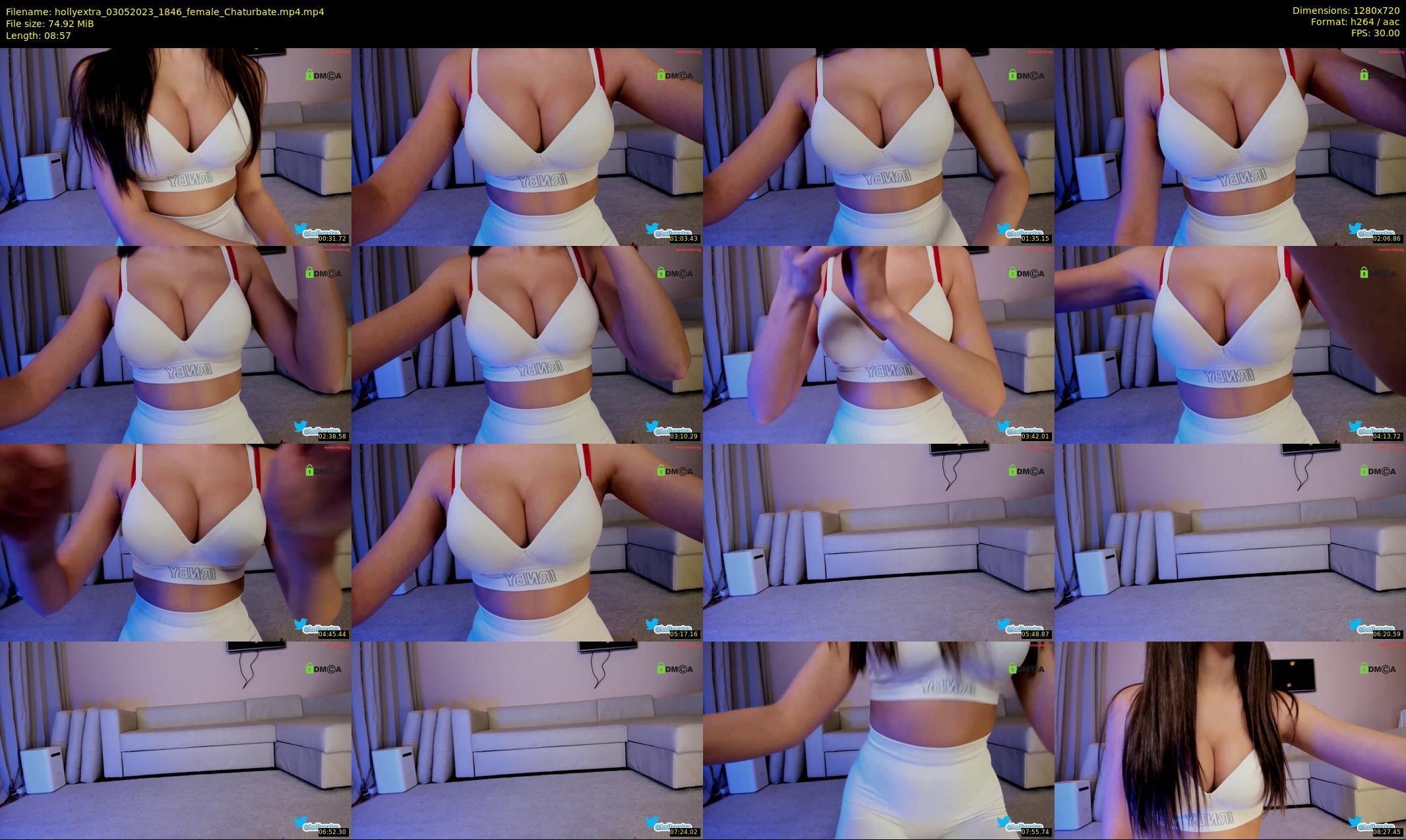 hollyextra — 9 minute Chaturbate female cam show recording, 720p, May 3, 2023