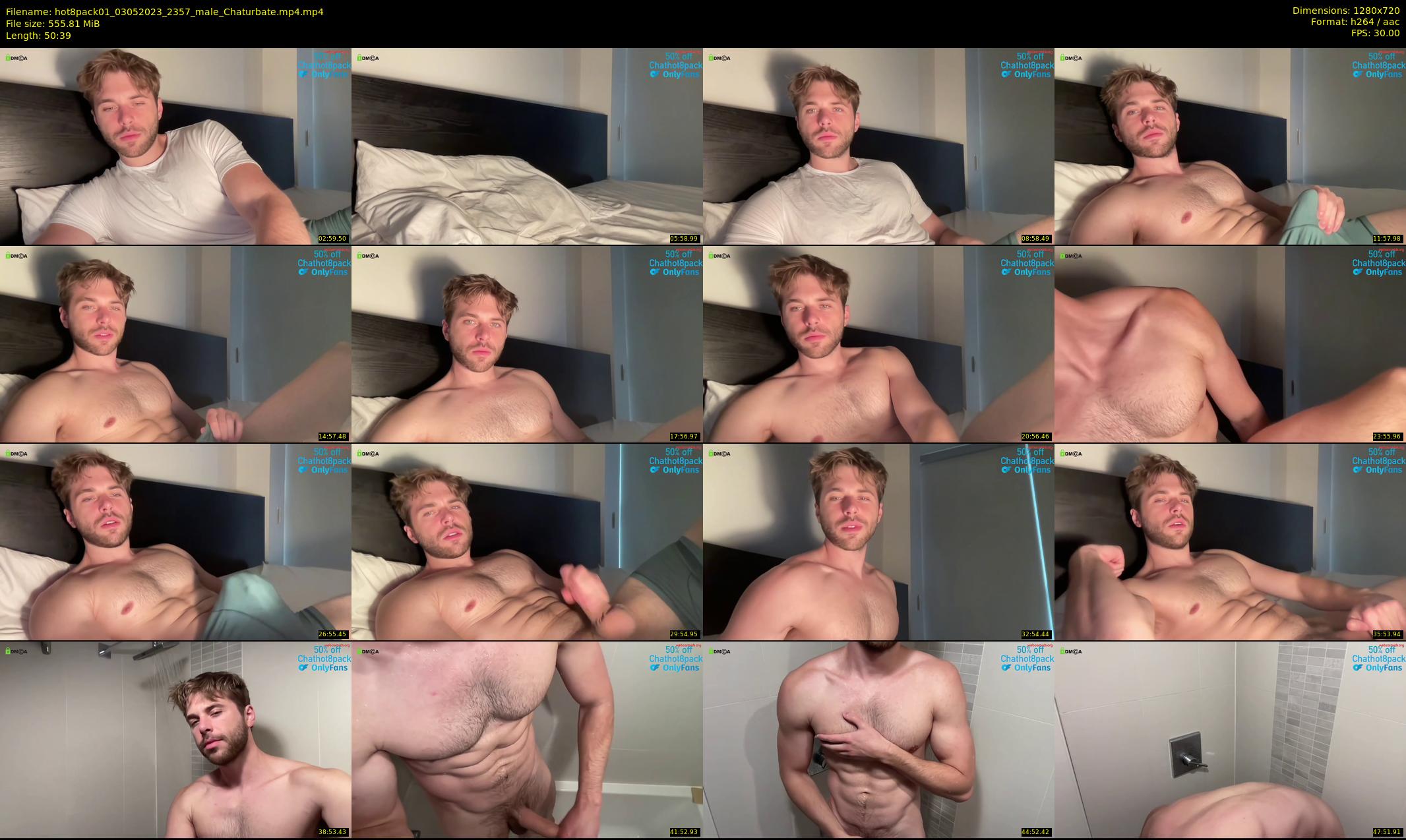 hot8pack01 — 51 minute Chaturbate male cam show recording, 720p, May 3, 2023