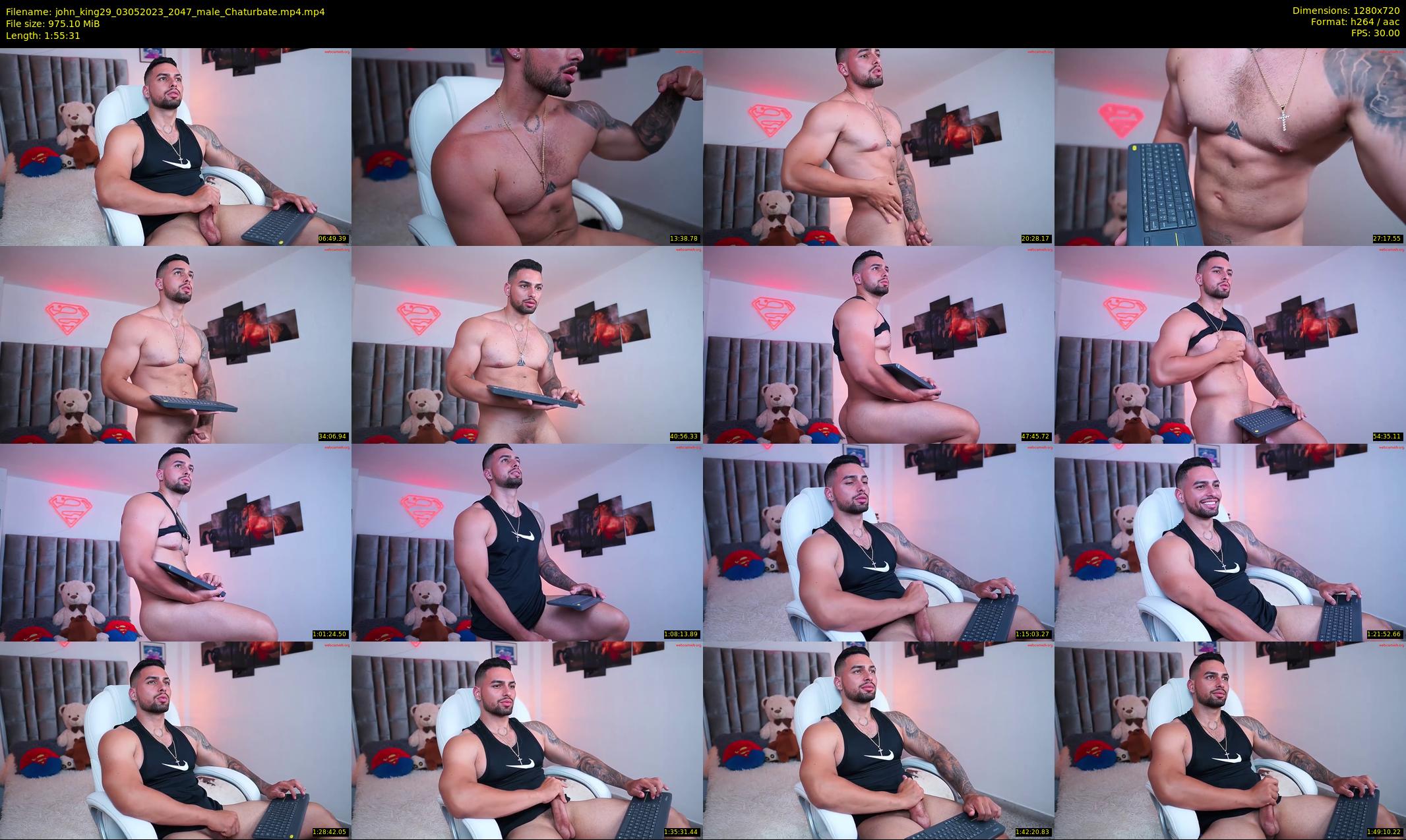 john_king29 — 116 minute Chaturbate male cam show recording, 720p, May 3, 2023