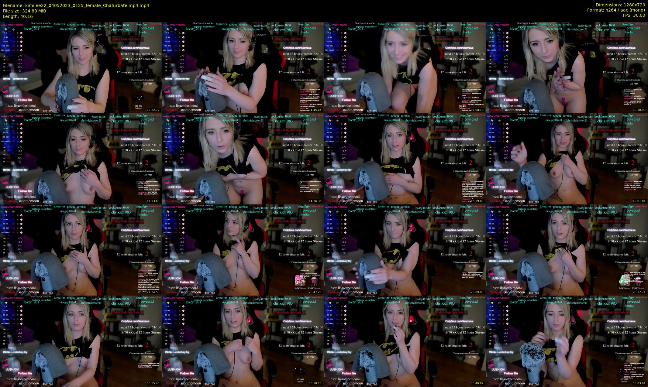 kimilee22 — 41 minute Chaturbate female cam show recording, 720p, May 4, 2023