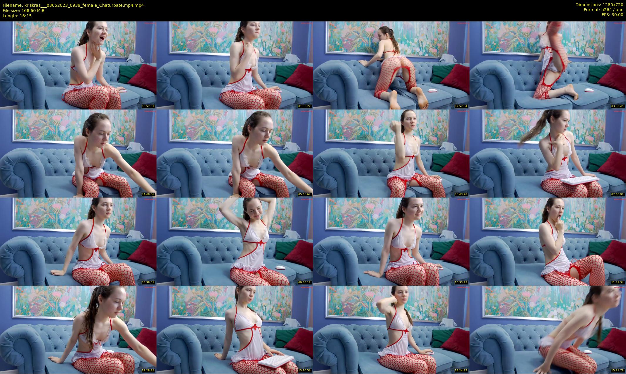 kriskras__ — 17 minute Chaturbate female cam show recording, 720p, May 3, 2023