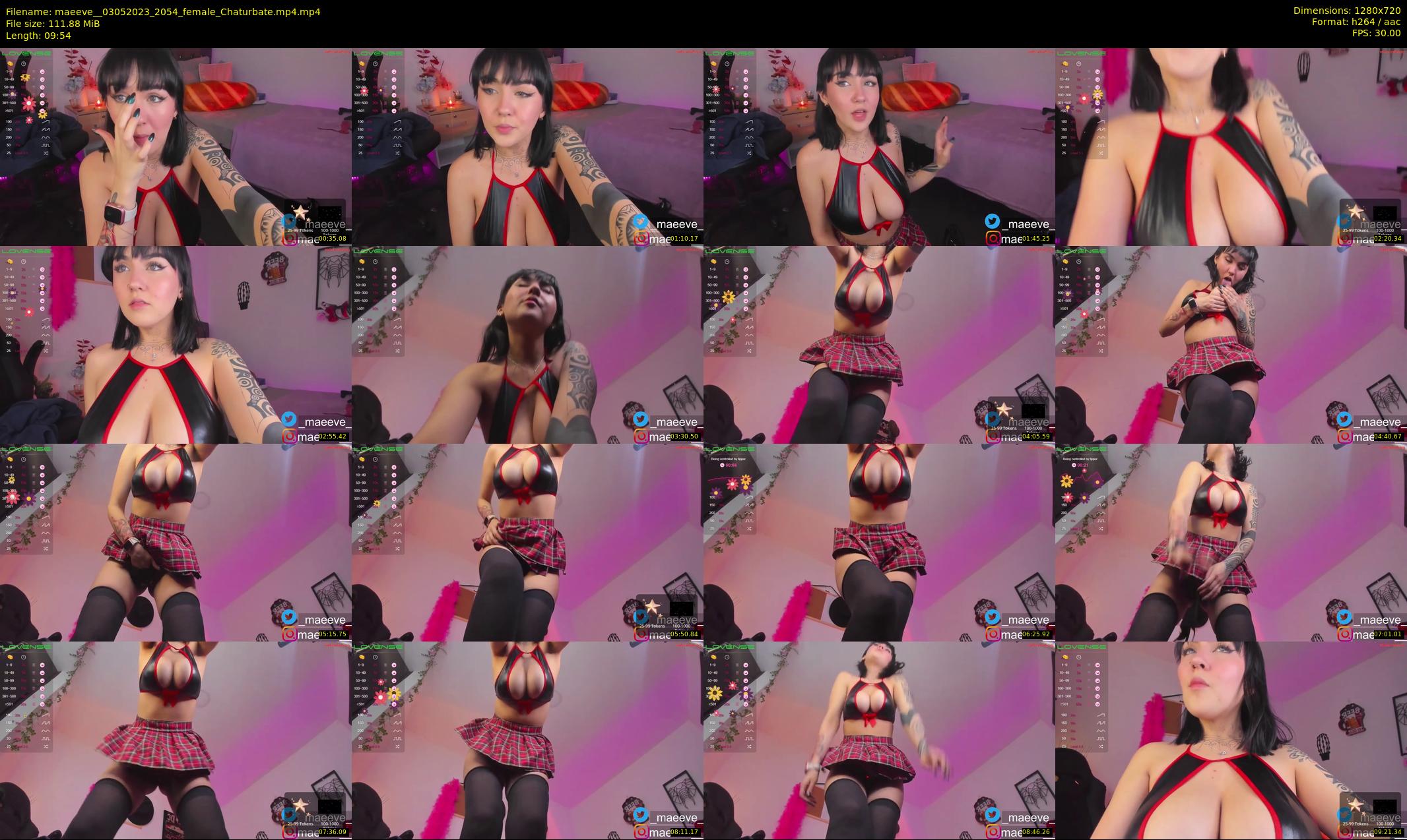 maeeve_ — 10 minute Chaturbate female cam show recording, 720p, May 3, 2023