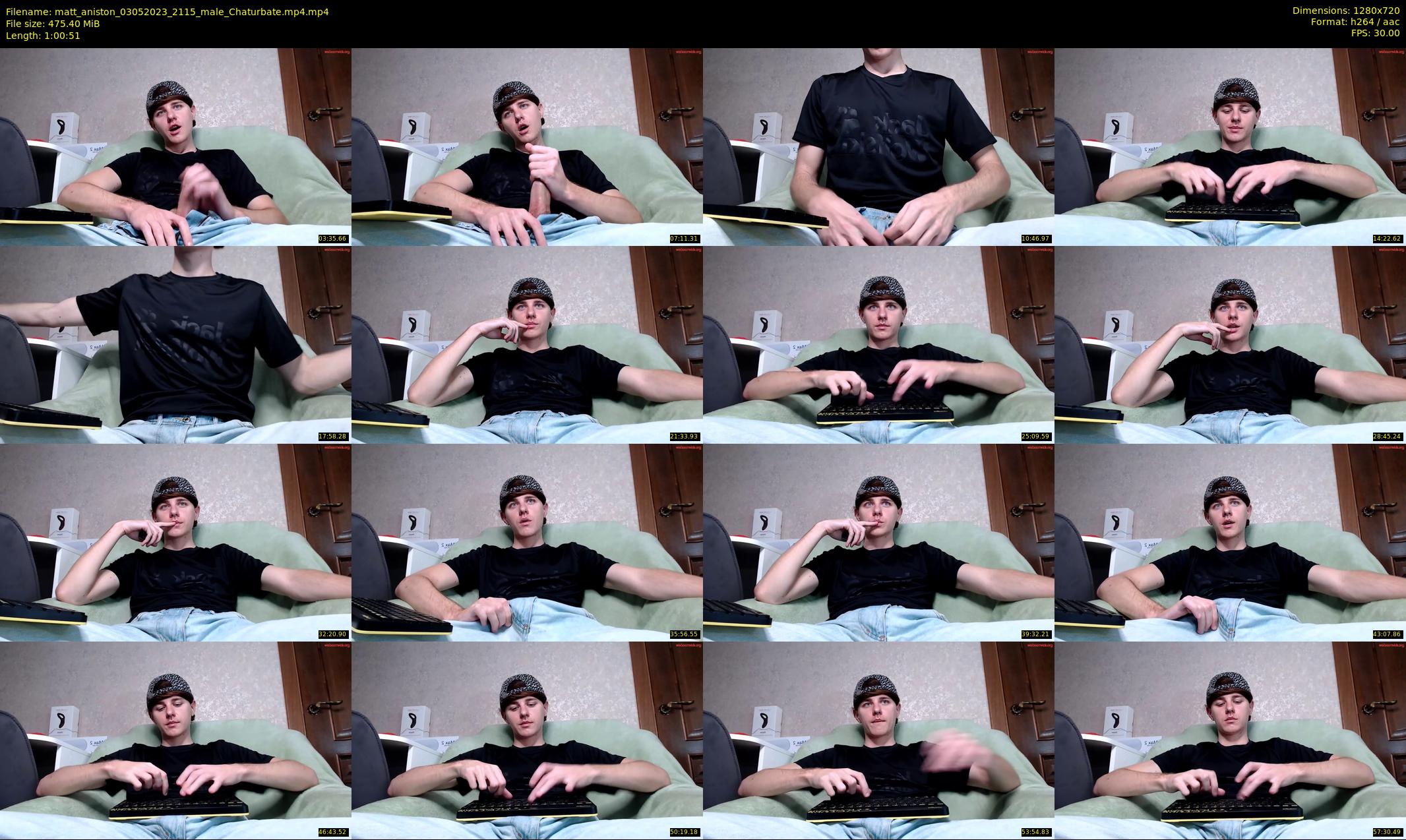 matt_aniston — 61 minute Chaturbate male cam show recording, 720p, May 3, 2023