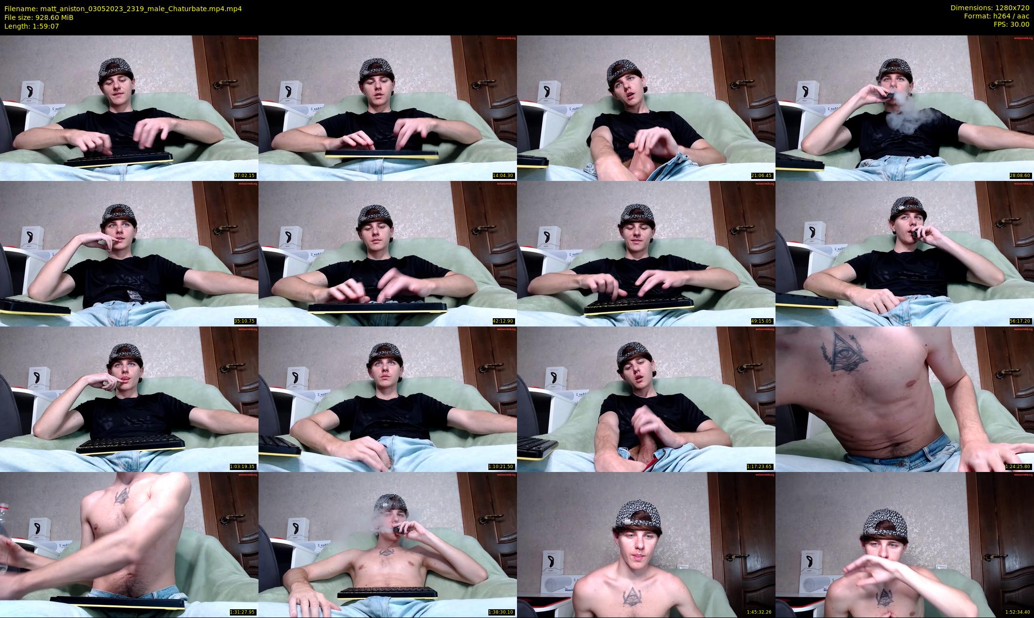 matt_aniston — 120 minute Chaturbate male cam show recording, 720p, May 3, 2023