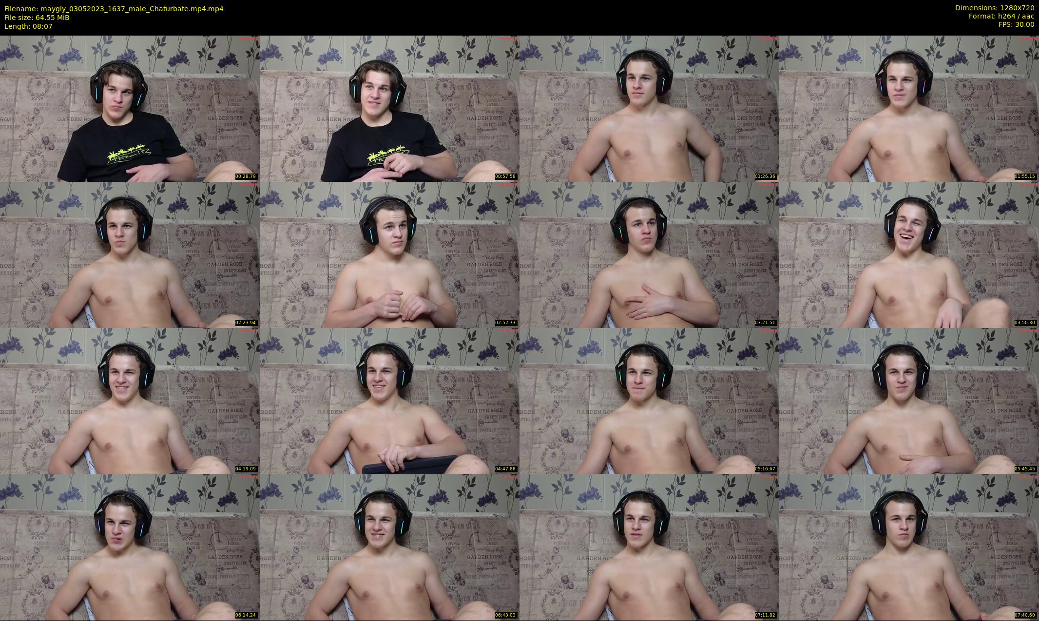 maygly — 9 minute Chaturbate male cam show recording, 720p, May 3, 2023