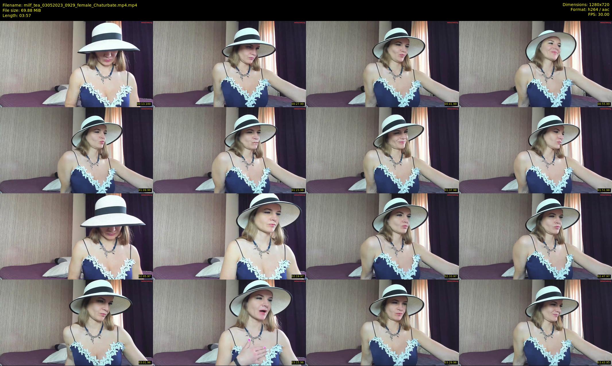 milf_tea — 4 minute Chaturbate female cam show recording, 720p, May 3, 2023