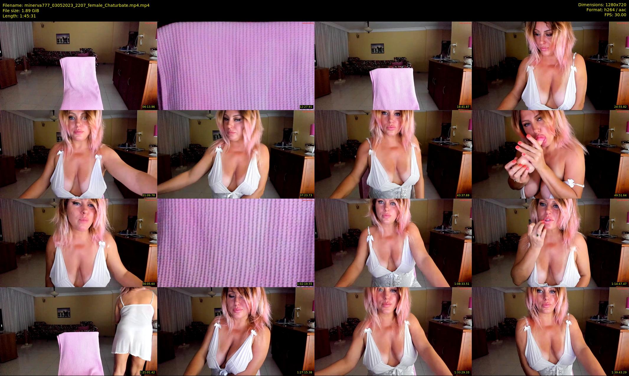 minerva777 — 106 minute Chaturbate female cam show recording, 720p, May 3, 2023