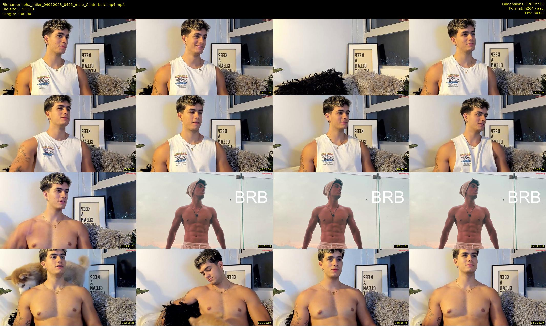 noha_miler — 120 minute Chaturbate male cam show recording, 720p, May 4, 2023