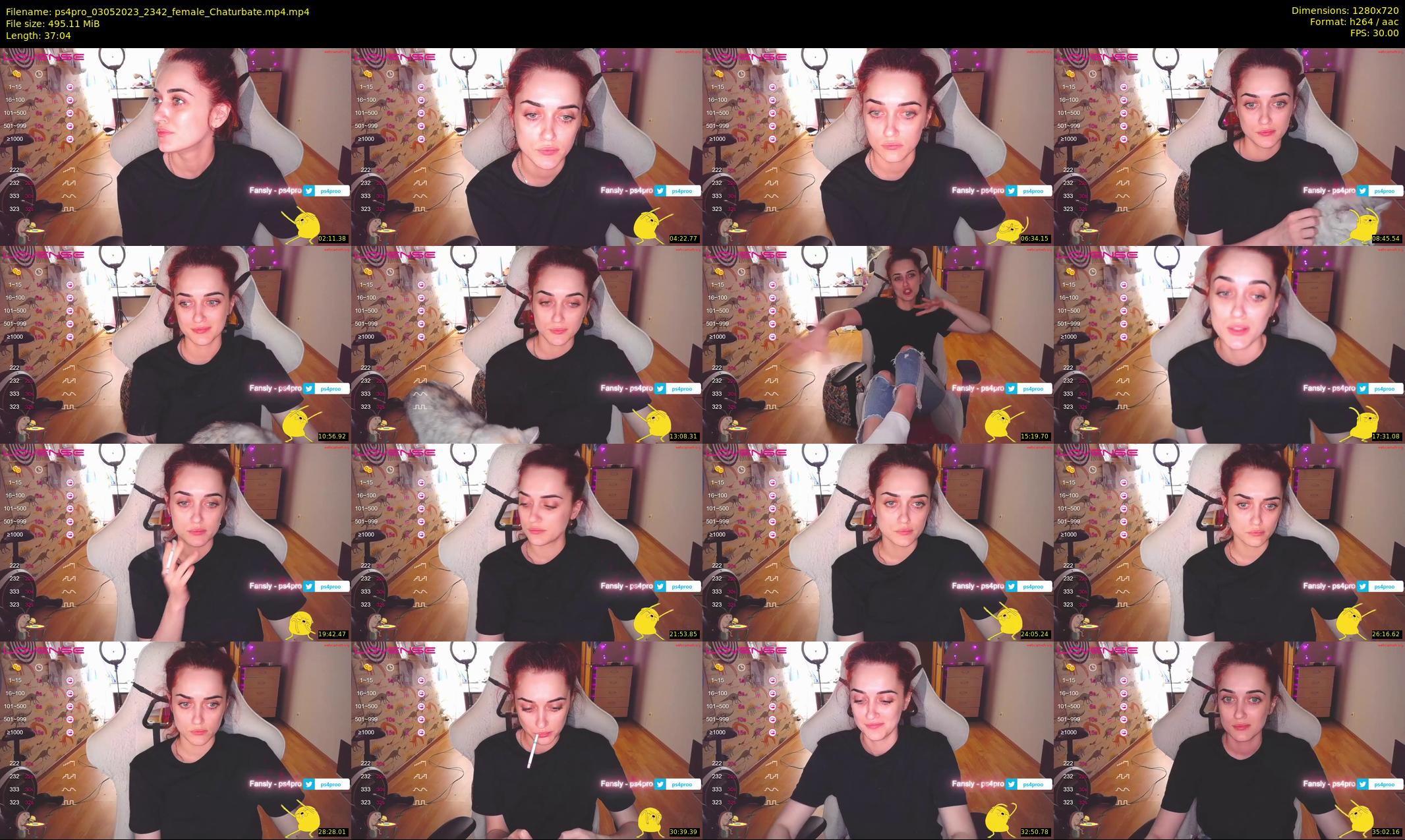 ps4pro — 38 minute Chaturbate female cam show recording, 720p, May 3, 2023