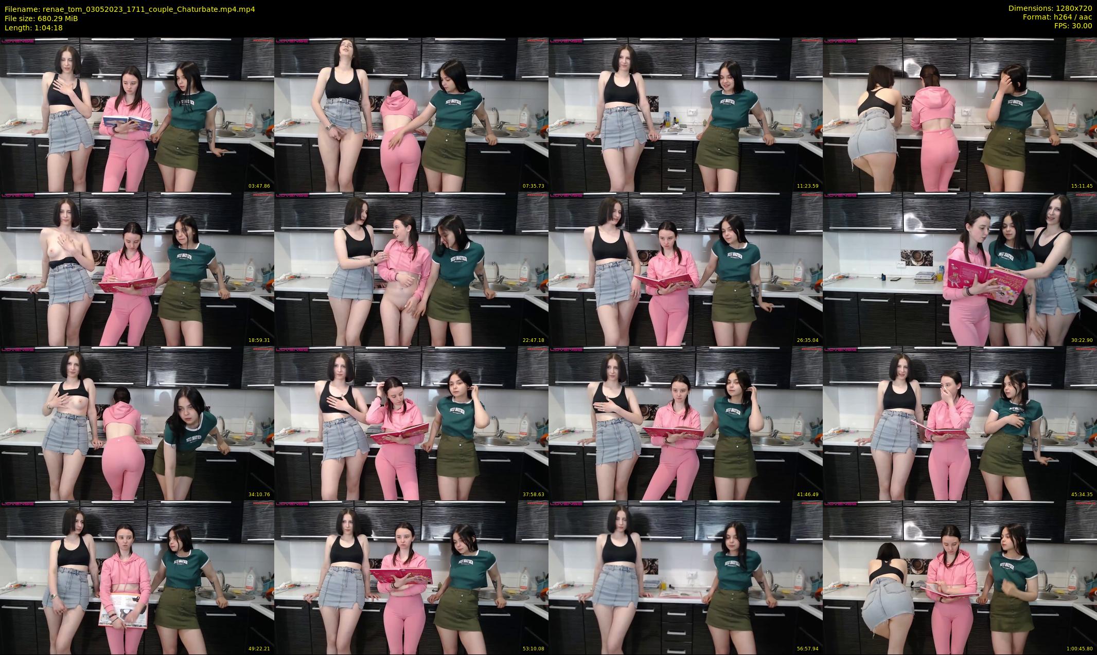 renae_tom — 65 minute Chaturbate couple cam show recording, 720p, May 3, 2023