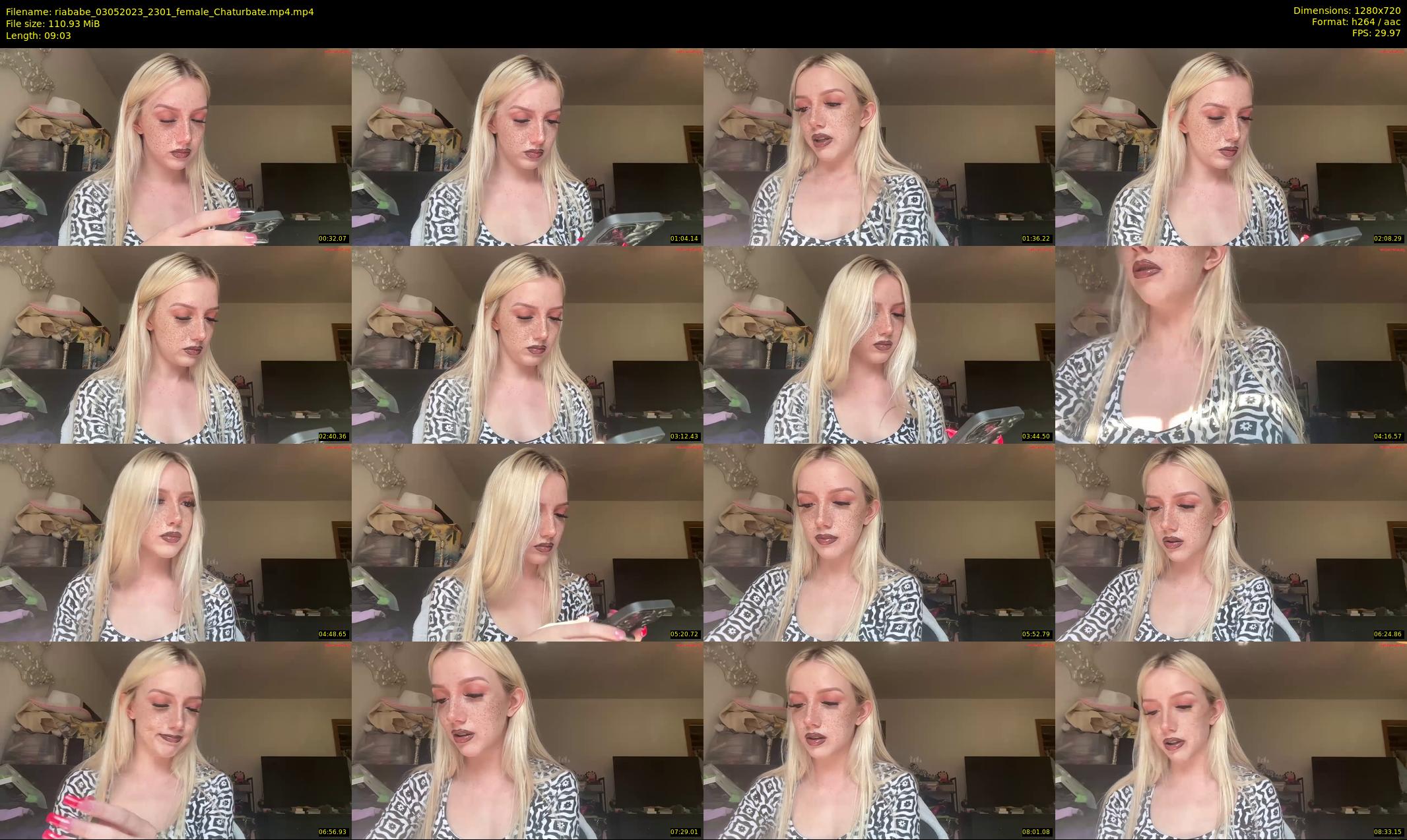 riababe — 10 minute Chaturbate female cam show recording, 720p, May 3, 2023