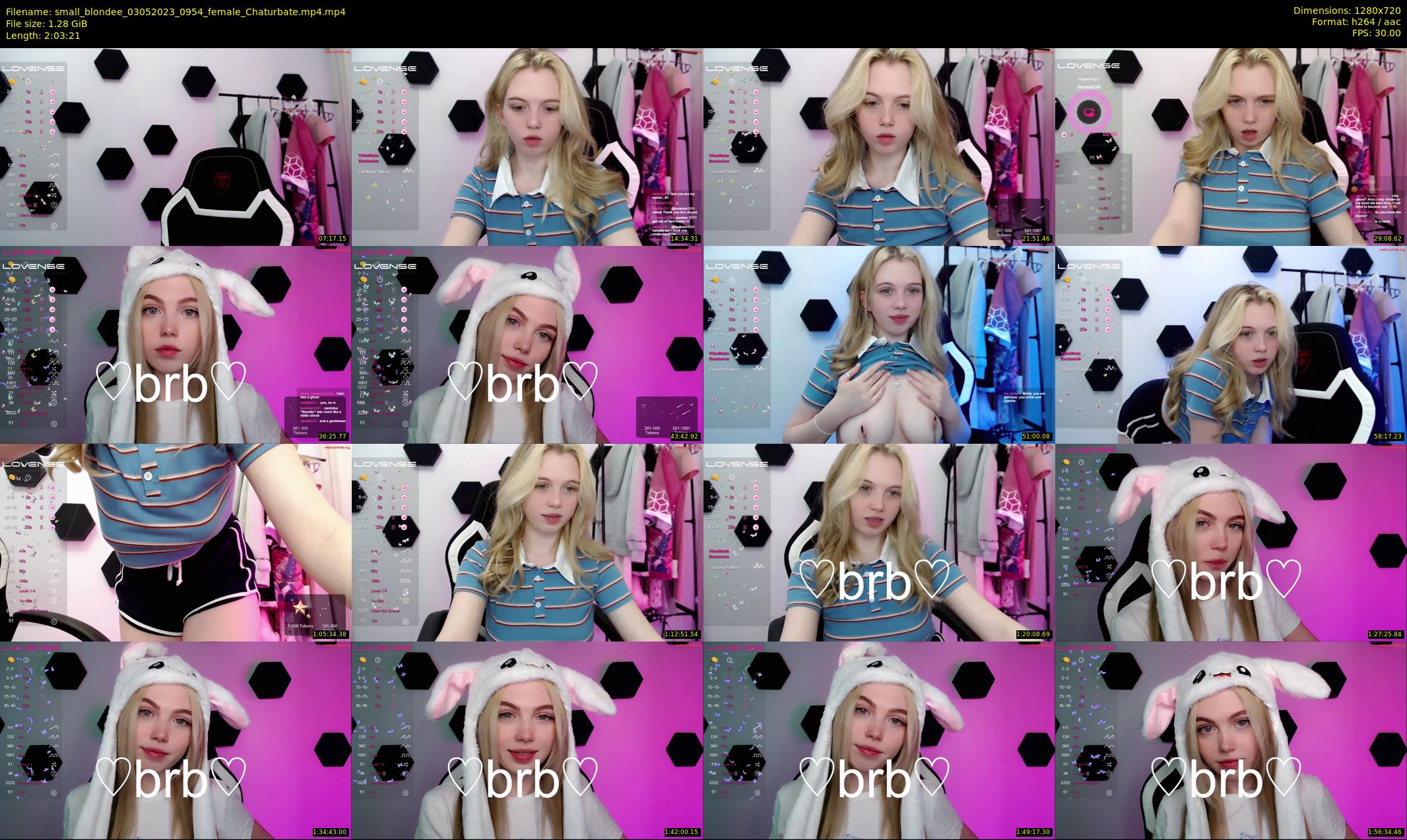 small_blondee — 124 minute Chaturbate female cam show recording, 720p, May 3, 2023