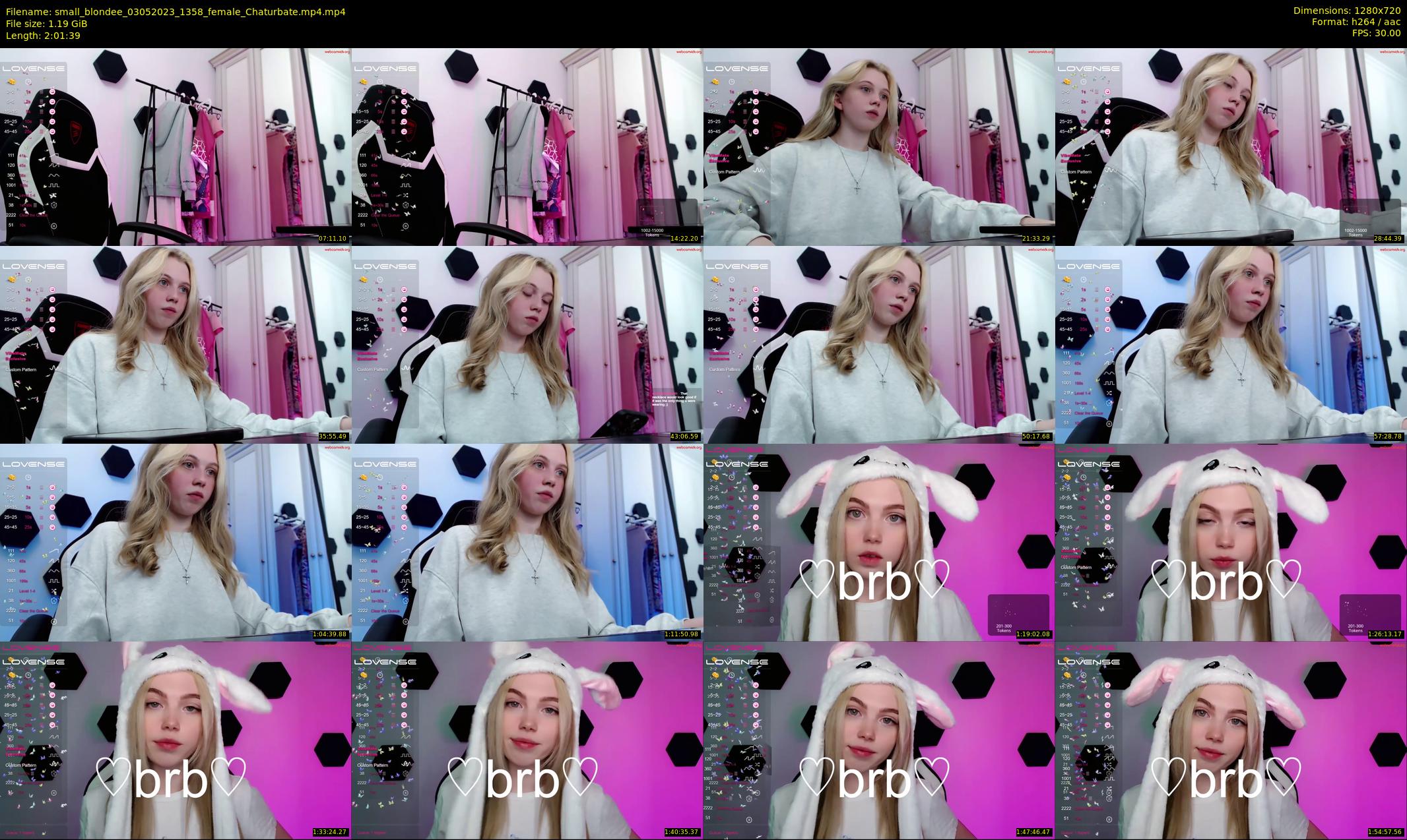 small_blondee — 122 minute Chaturbate female cam show recording, 720p, May 3, 2023