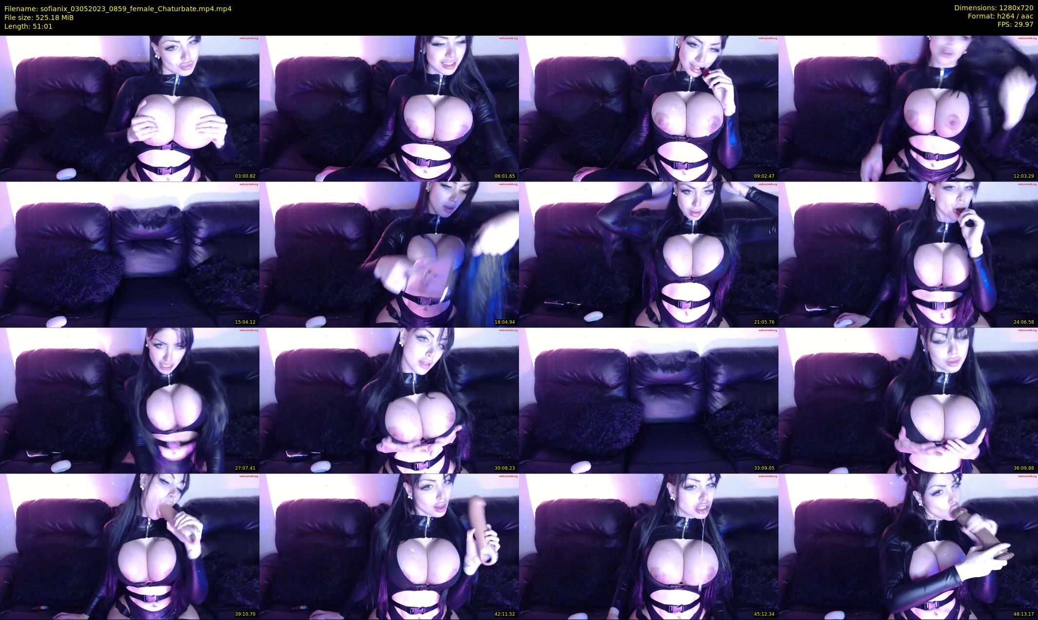 sofianix — 52 minute Chaturbate female cam show recording, 720p, May 3, 2023