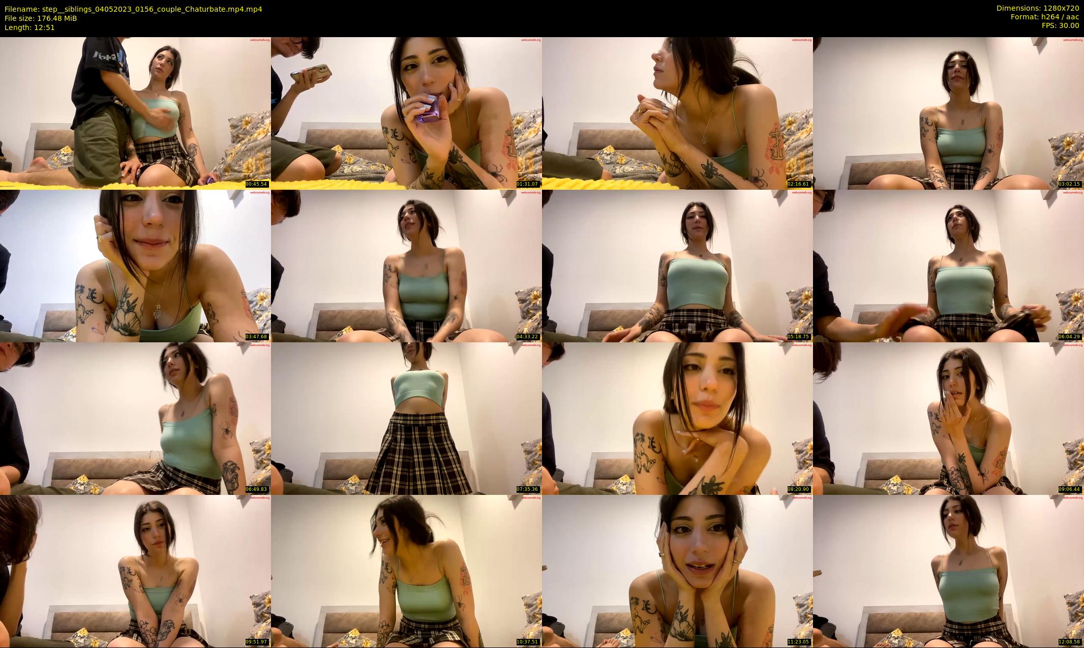 step__siblings — 13 minute Chaturbate couple cam show recording, 720p, May 4, 2023