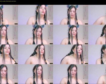 superbdolls — 4 minute Chaturbate couple cam show recording, 720p, May 3, 2023