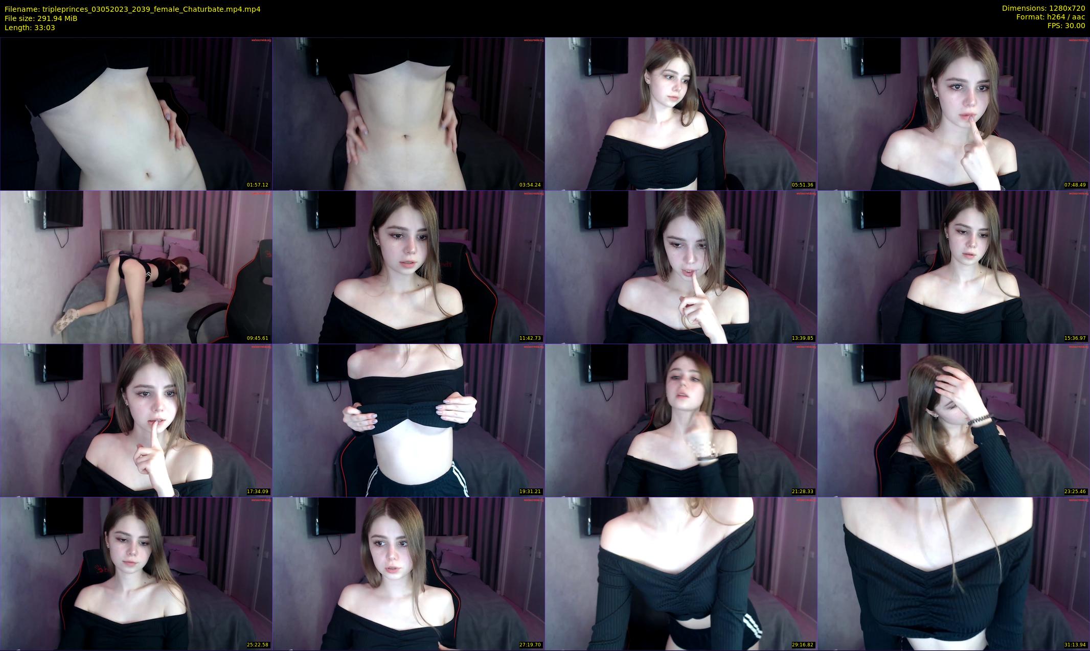 tripleprinces — 34 minute Chaturbate female cam show recording, 720p, May 3, 2023