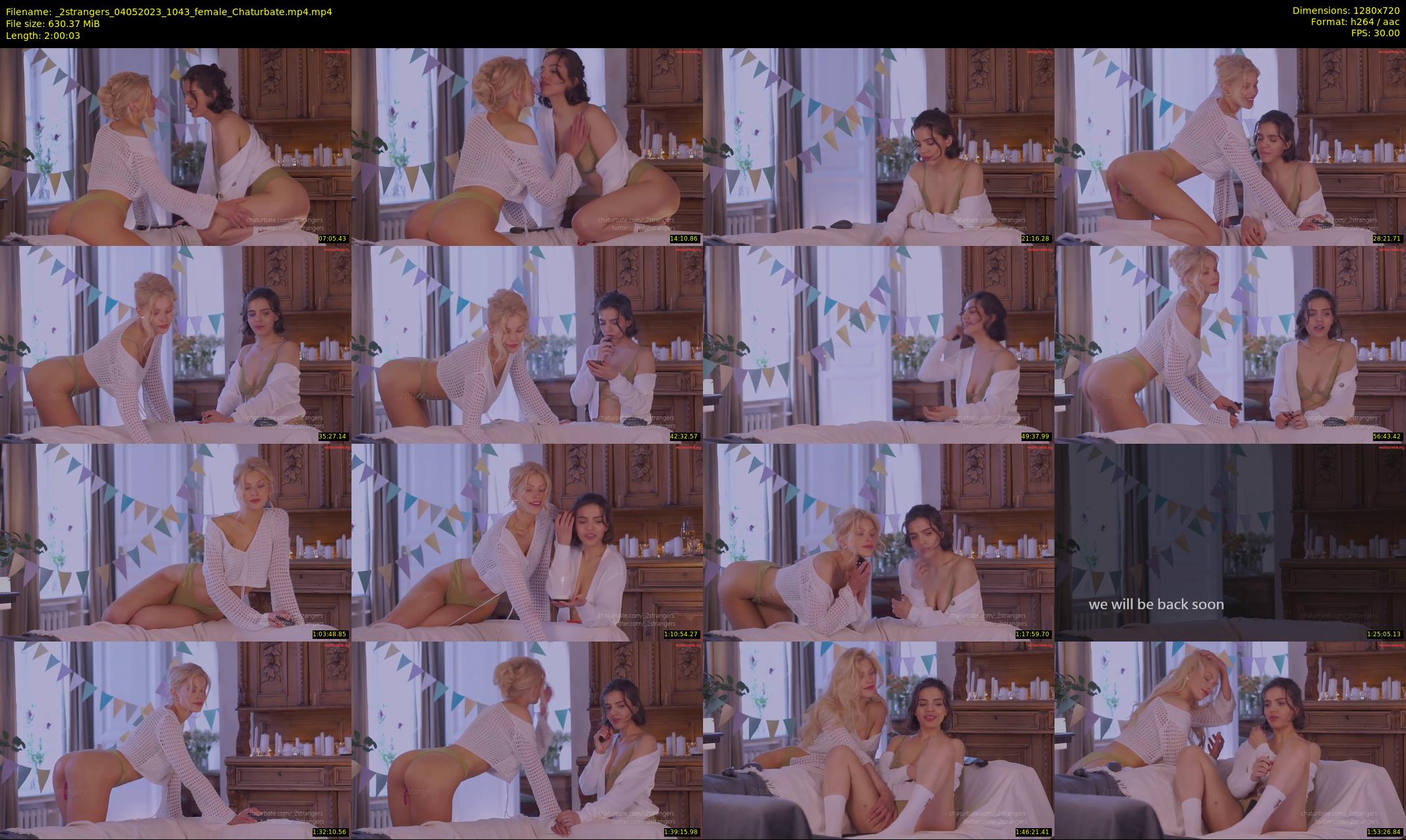 _2strangers — 121 minute Chaturbate couple cam show recording, 720p, May 4, 2023