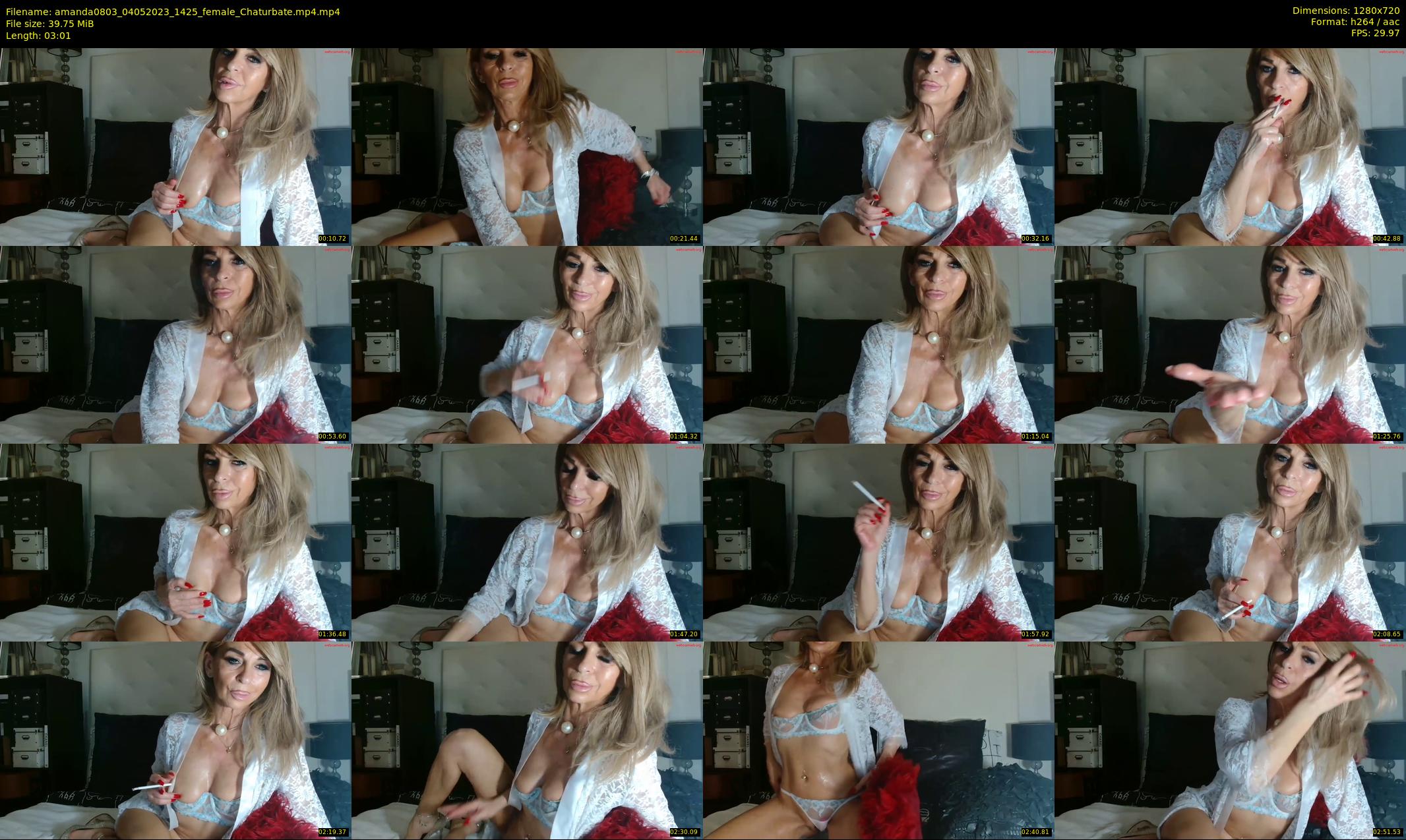 amanda0803 — 4 minute Chaturbate female cam show recording, 720p, May 4, 2023