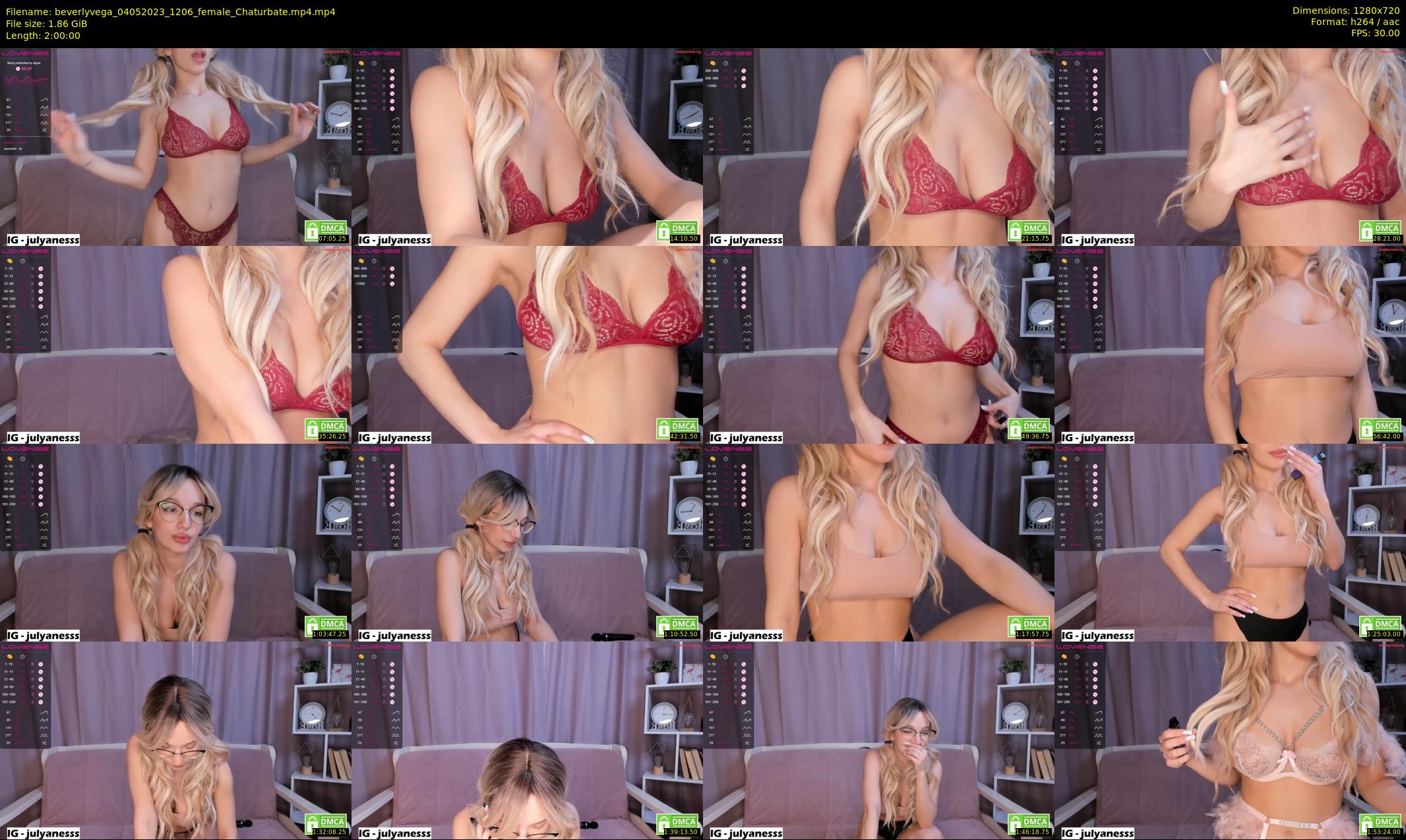 beverlyvega — 120 minute Chaturbate couple cam show recording, 720p, May 4, 2023