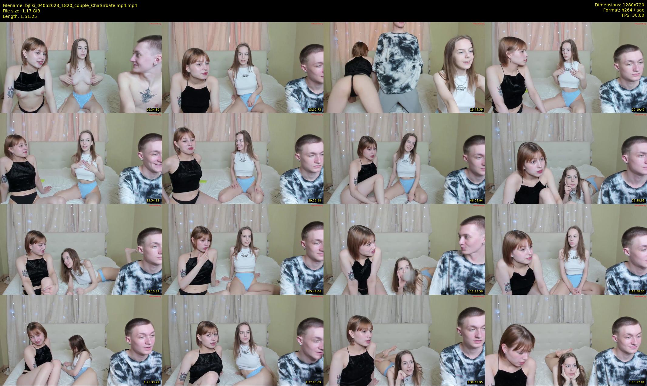 bjliki — 112 minute Chaturbate couple cam show recording, 720p, May 4, 2023