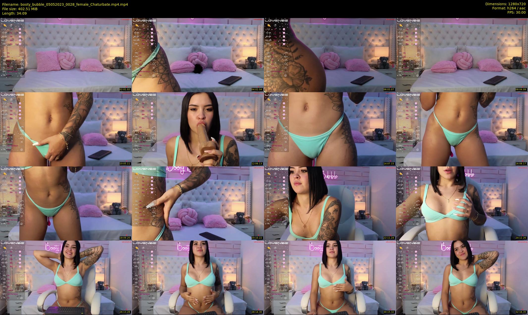 booty_bubble — 35 minute Chaturbate female cam show recording, 720p, May 5, 2023