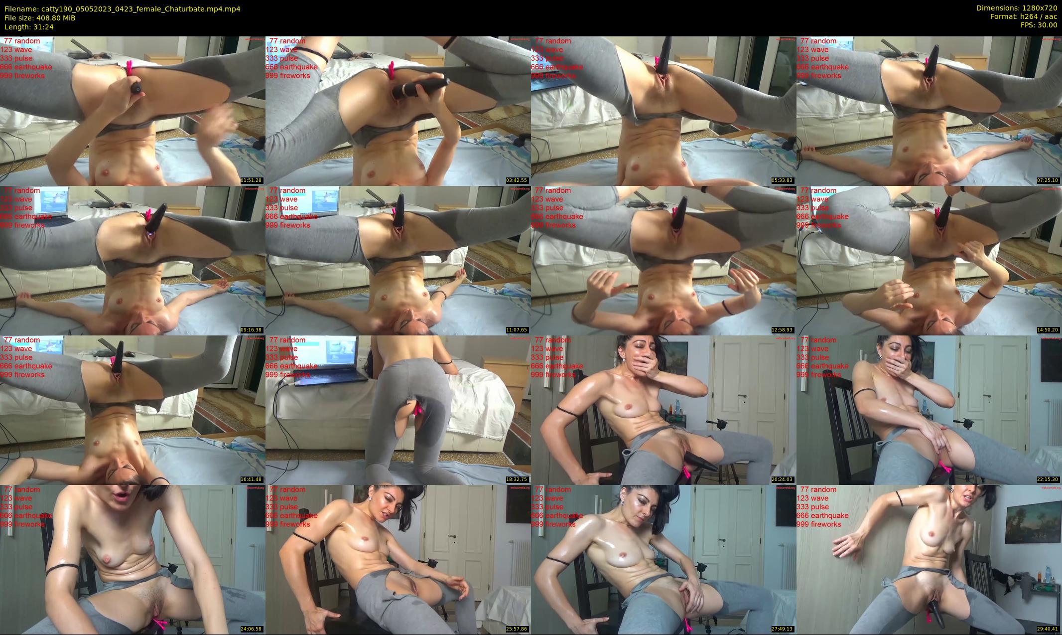 catty190 — 32 minute Chaturbate female cam show recording, 720p, May 5, 2023