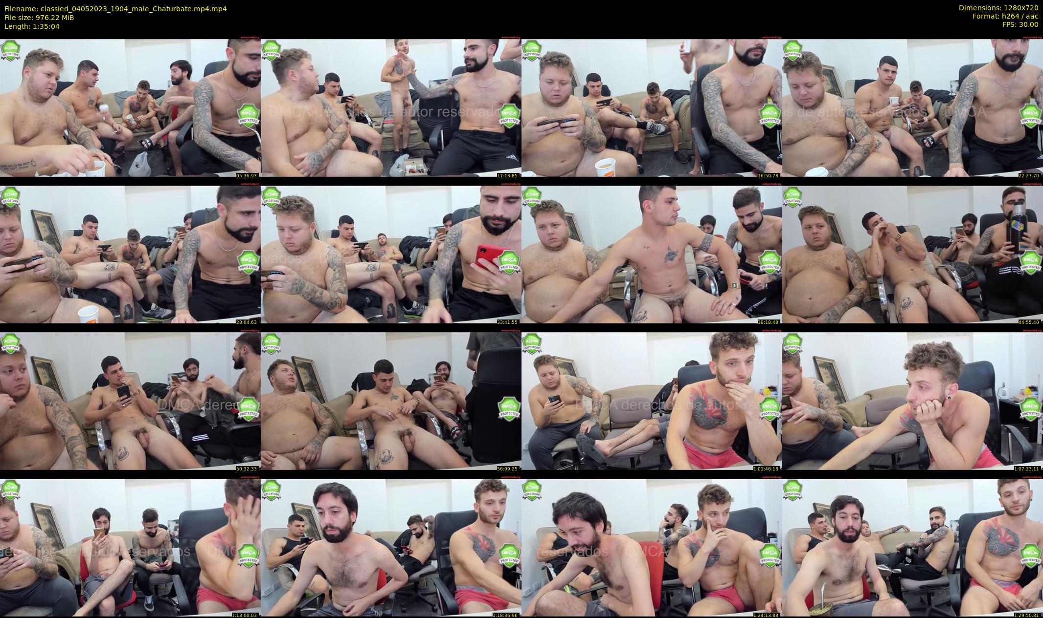 classied — 96 minute Chaturbate male cam show recording, 720p, May 4, 2023