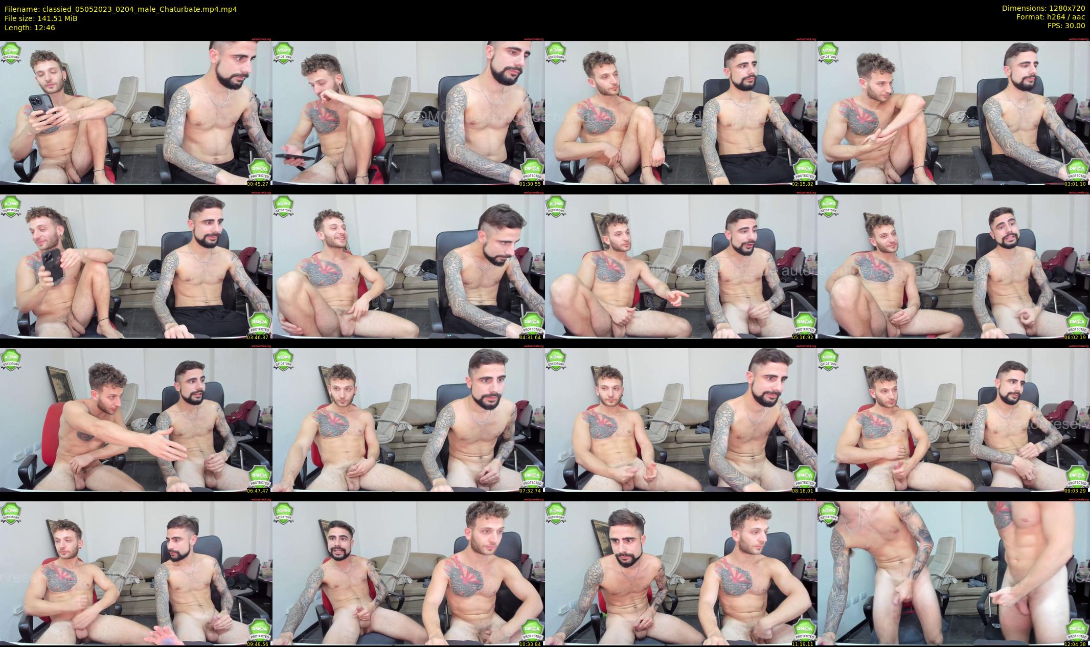 classied — 13 minute Chaturbate male cam show recording, 720p, May 5, 2023