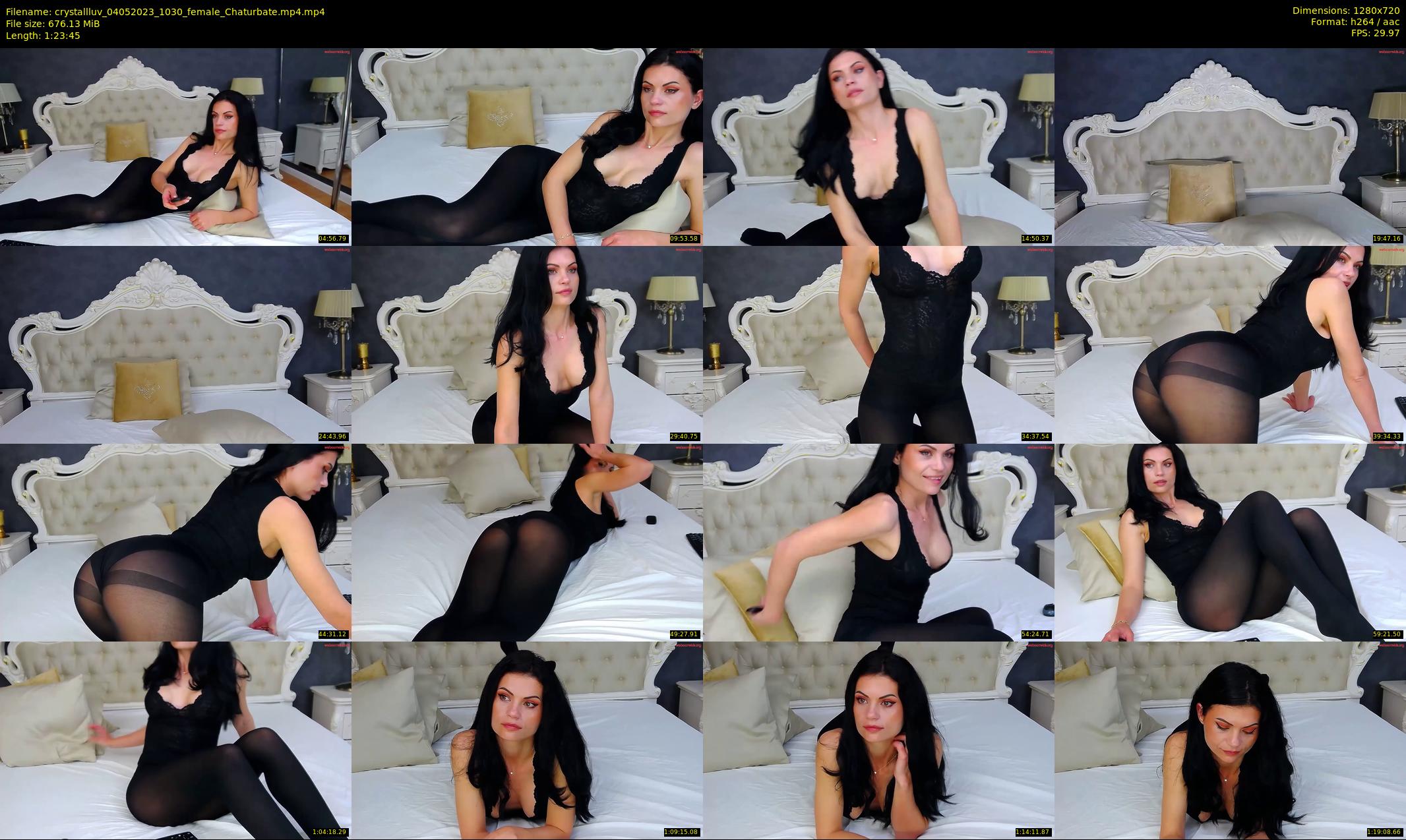 crystallluv — 84 minute Chaturbate female cam show recording, 720p, May 4, 2023