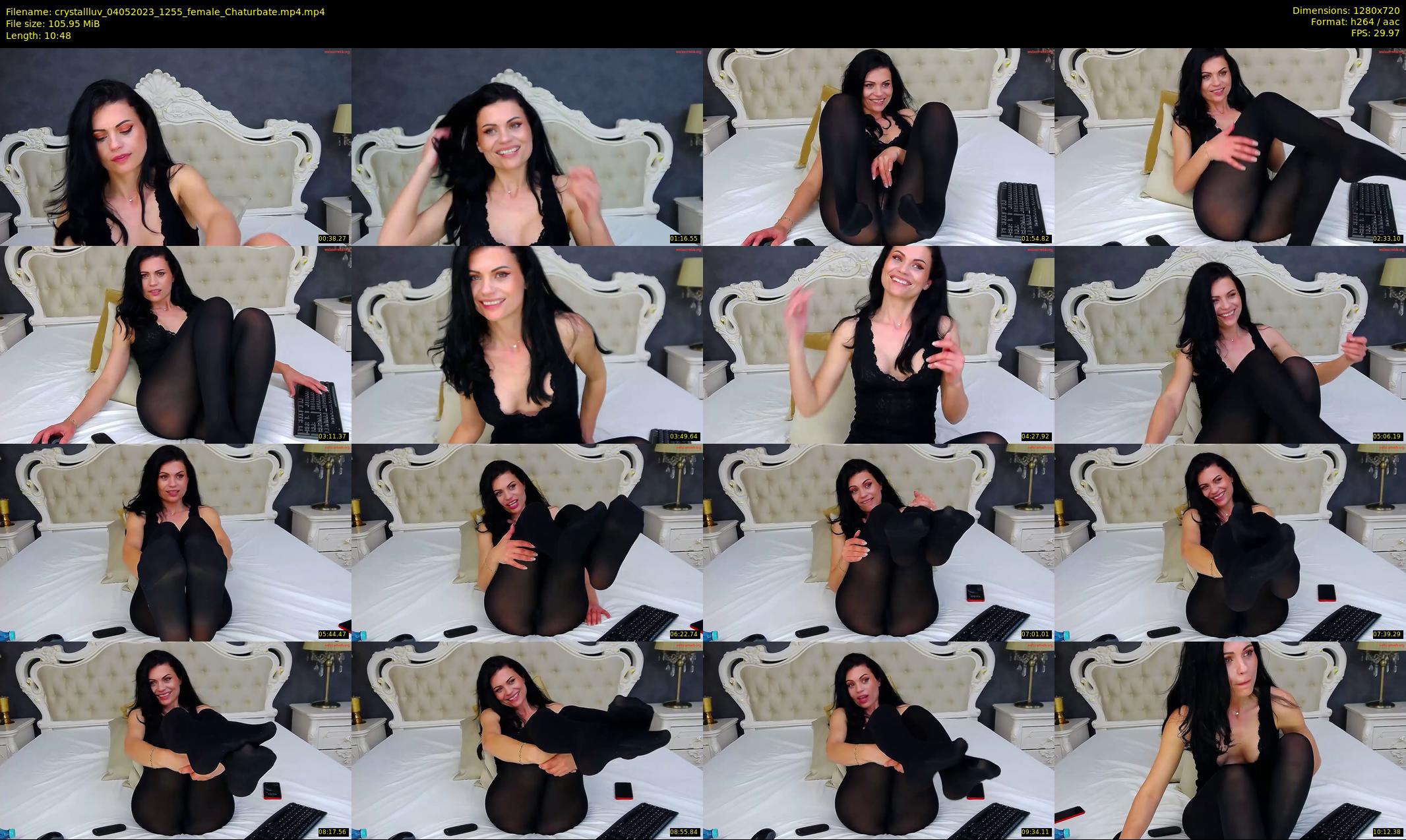 crystallluv — 11 minute Chaturbate female cam show recording, 720p, May 4, 2023