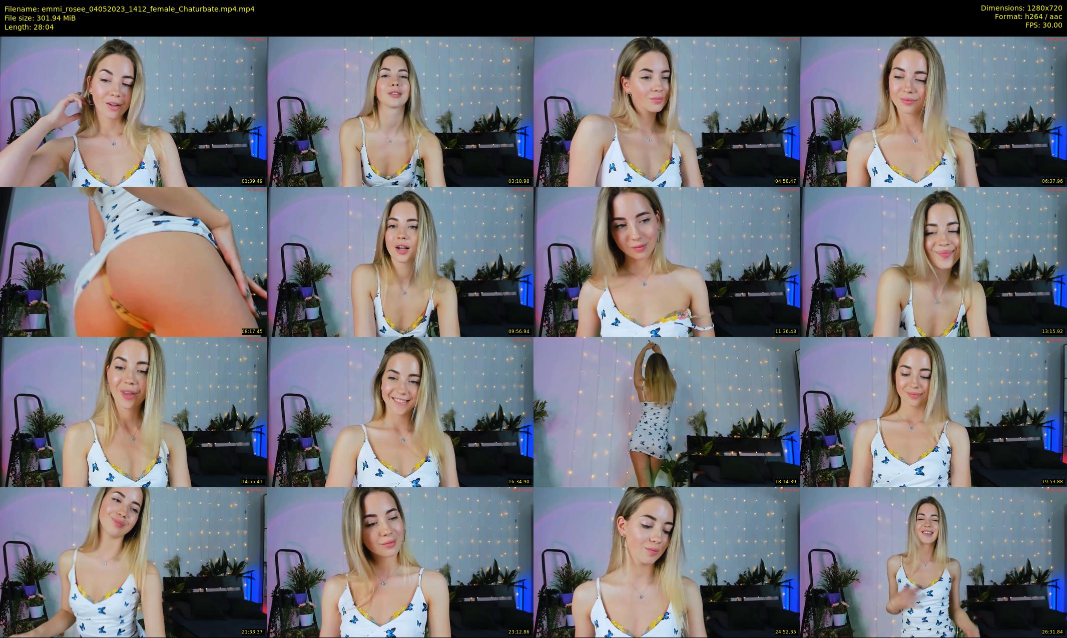 emmi_rosee — 29 minute Chaturbate female cam show recording, 720p, May 4, 2023