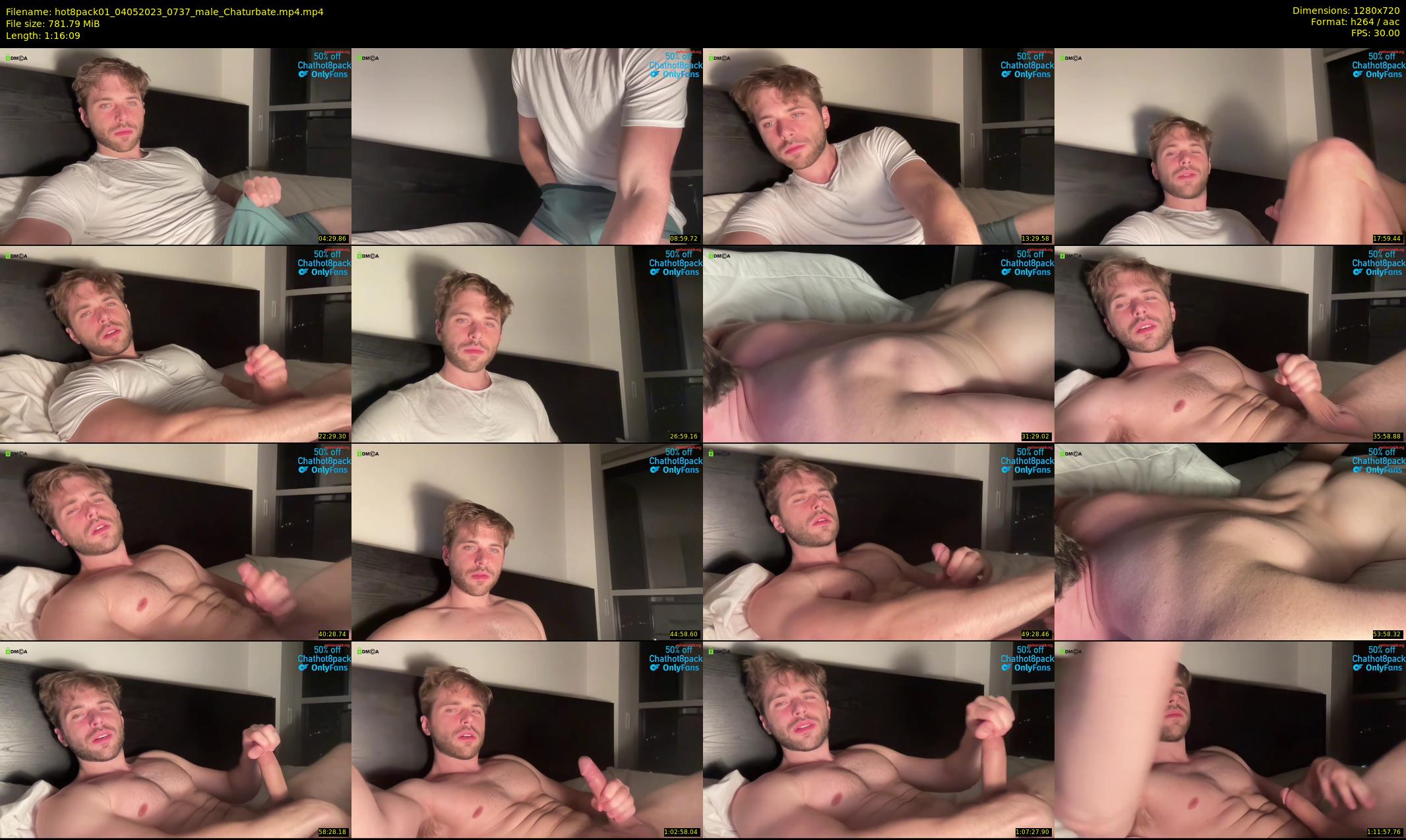 hot8pack01 — 77 minute Chaturbate male cam show recording, 720p, May 4, 2023