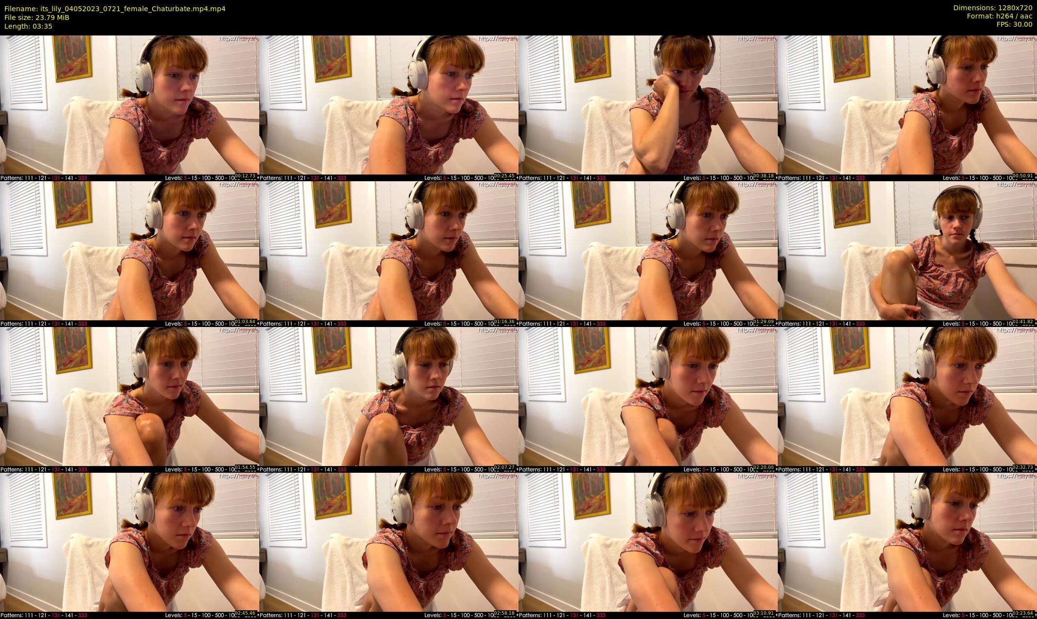 its_lily — 4 minute Chaturbate female cam show recording, 720p, May 4, 2023