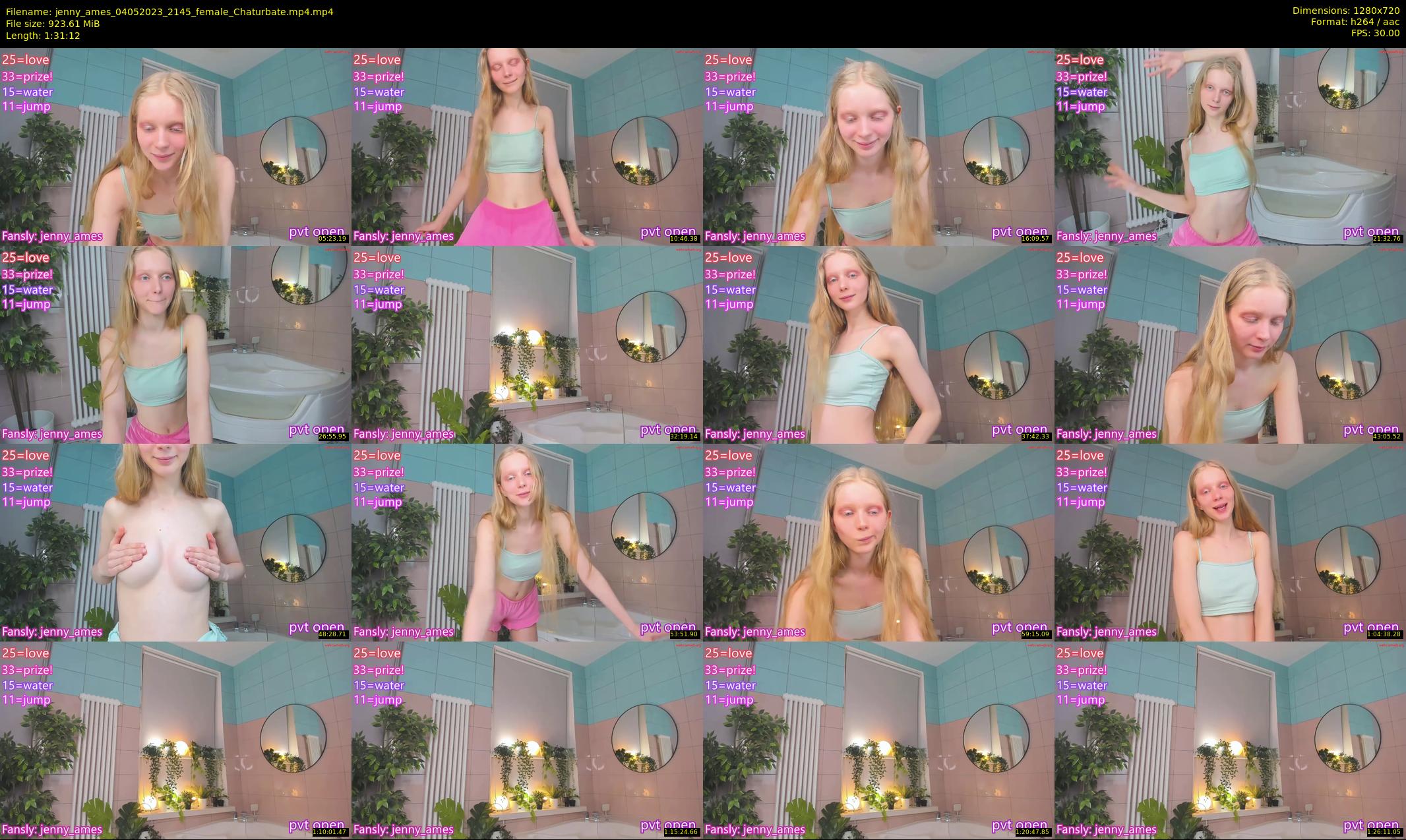 jenny_ames — 92 minute Chaturbate female cam show recording, 720p, May 4, 2023