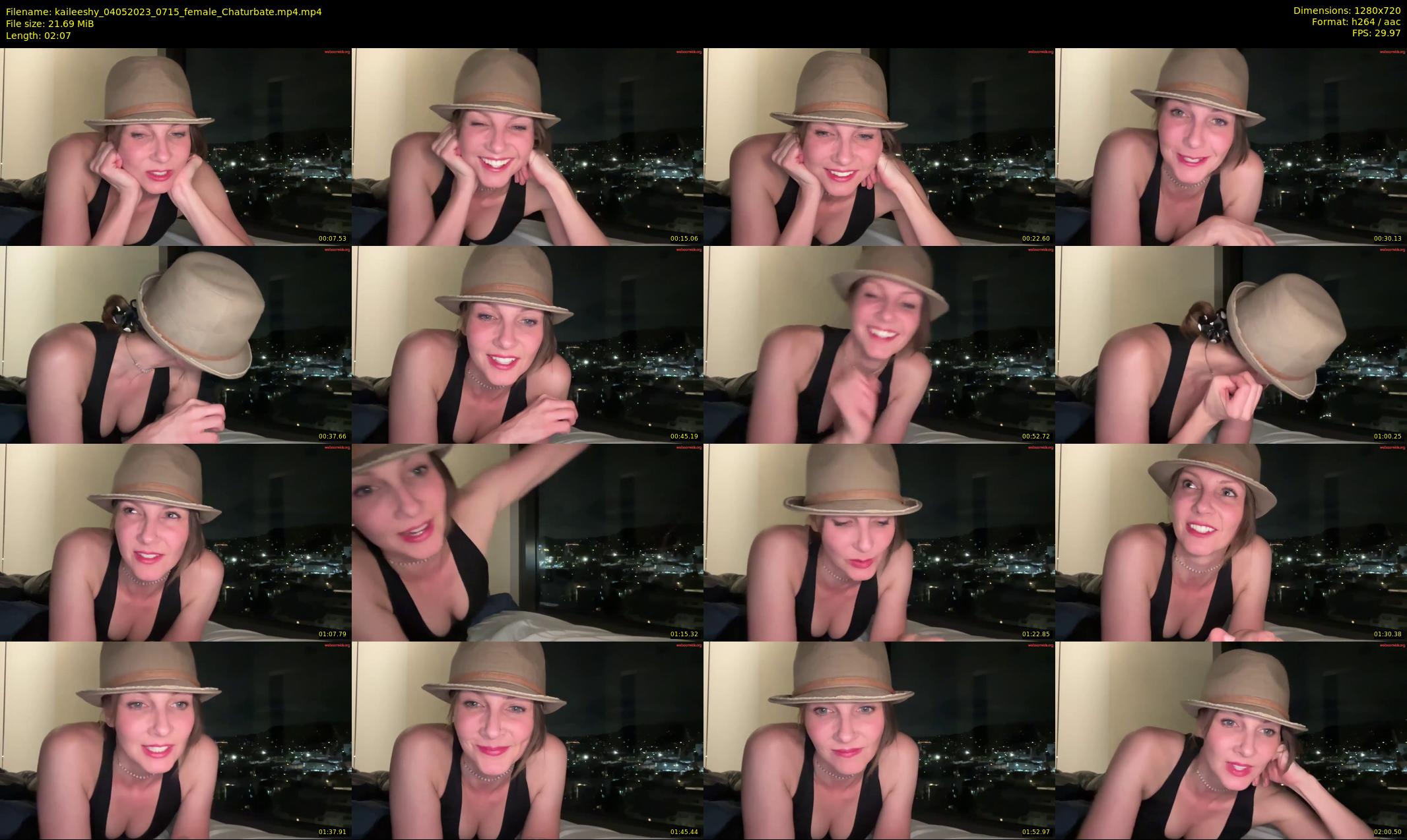 kaileeshy — 3 minute Chaturbate female cam show recording, 720p, May 4, 2023