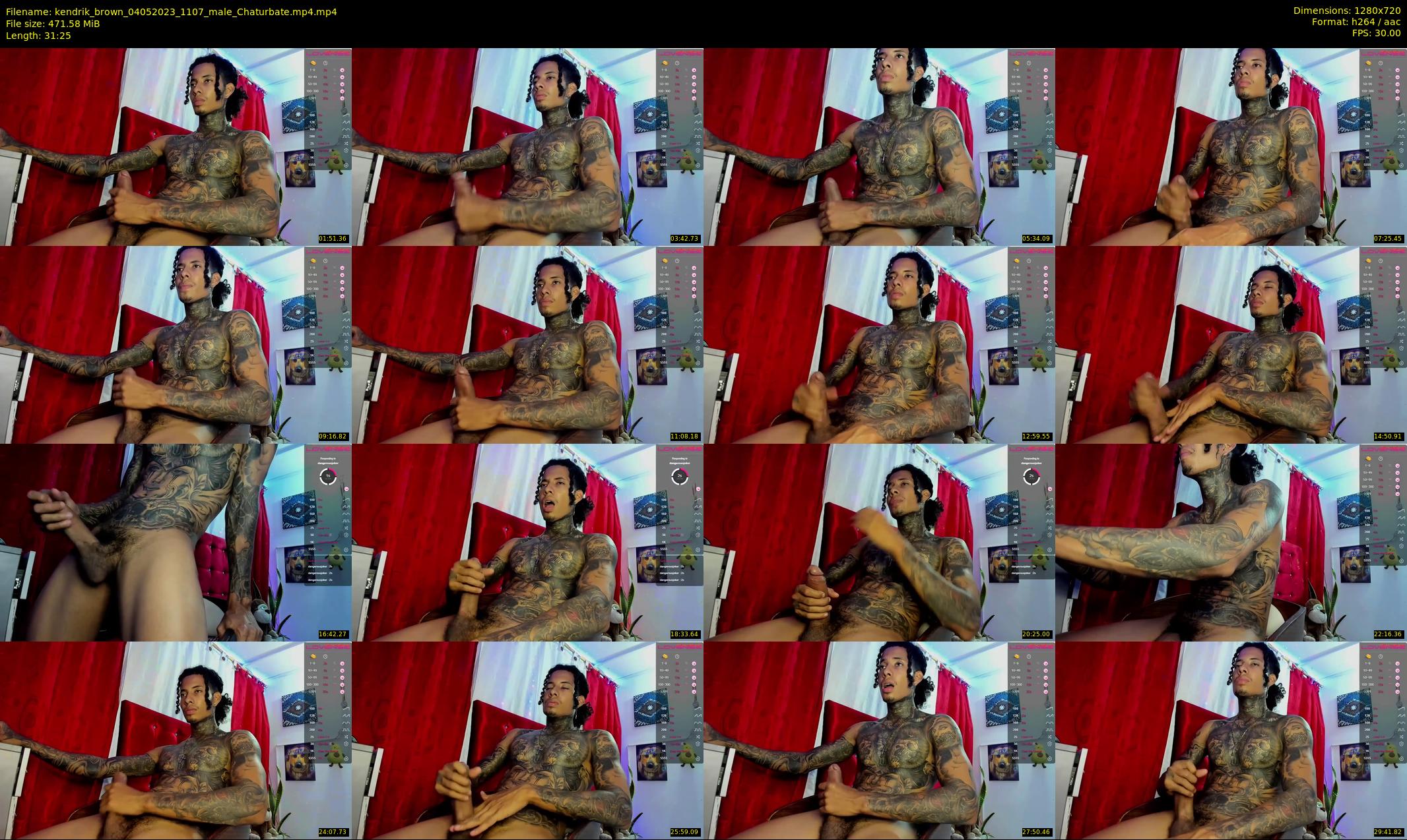 kendrik_brown — 32 minute Chaturbate male cam show recording, 720p, May 4, 2023