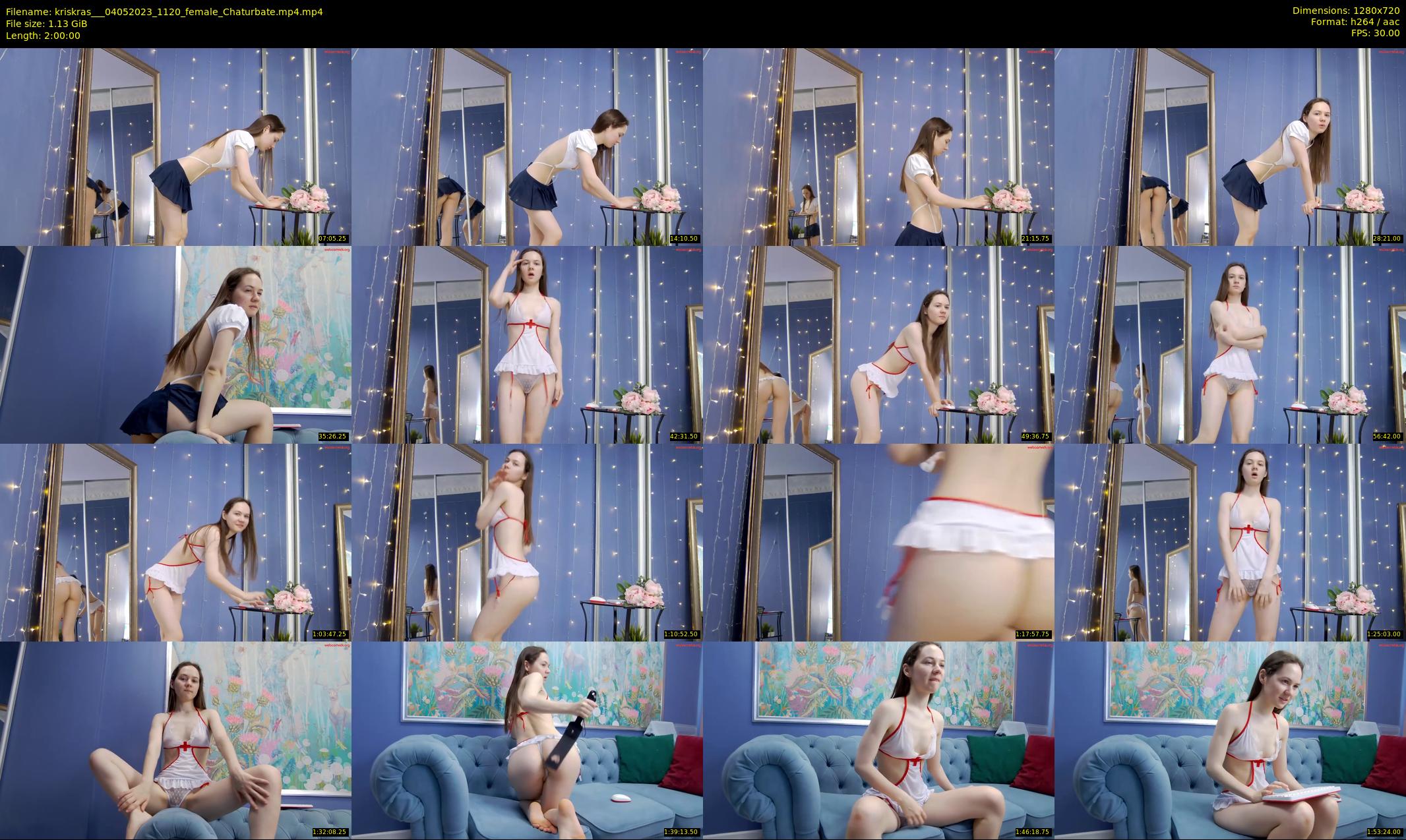 kriskras__ — 120 minute Chaturbate female cam show recording, 720p, May 4, 2023