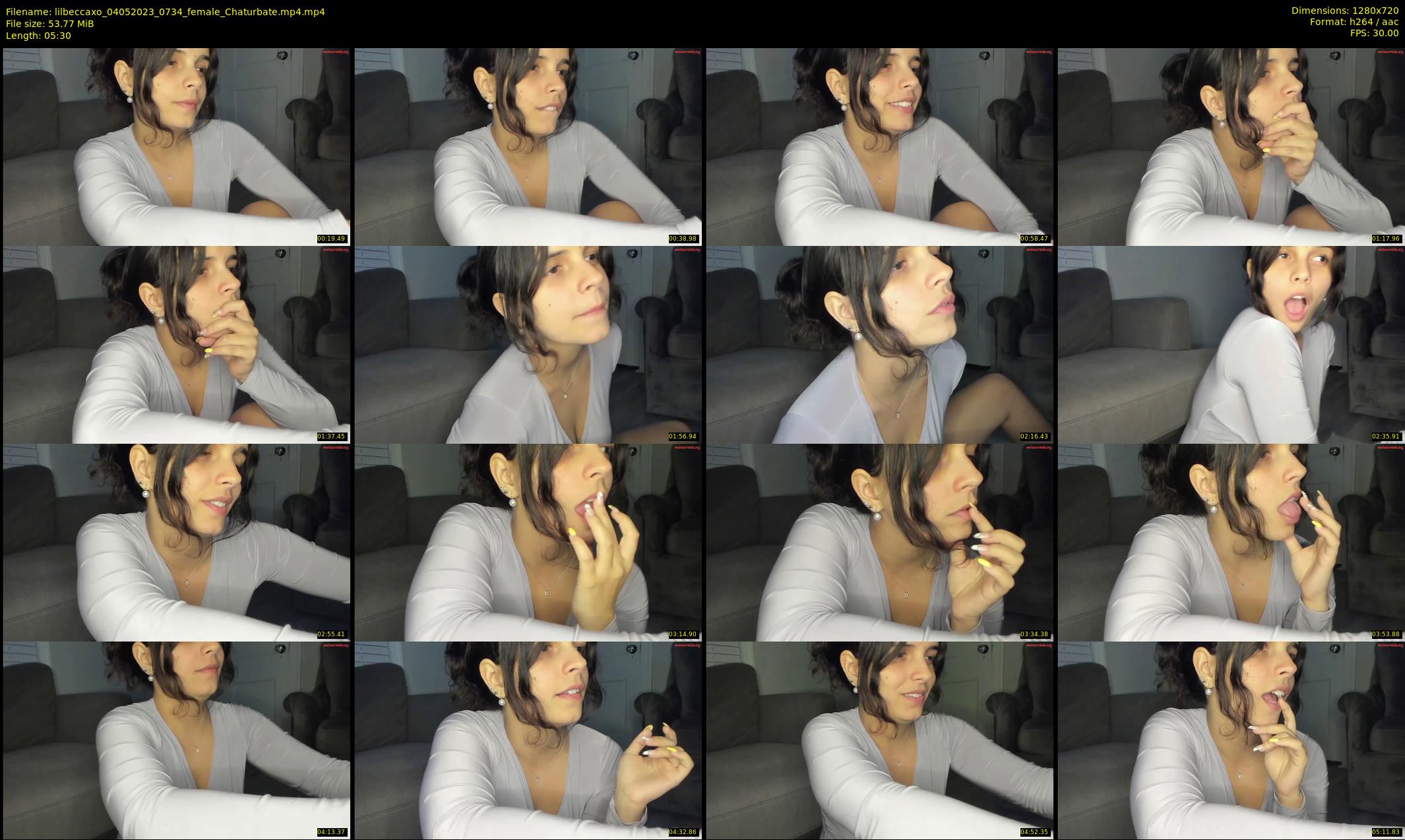 lilbeccaxo — 6 minute Chaturbate female cam show recording, 720p, May 4, 2023