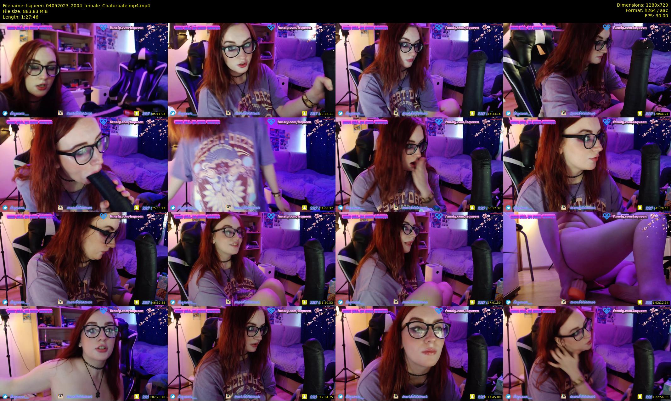 lsqueen — 88 minute Chaturbate female cam show recording, 720p, May 4, 2023