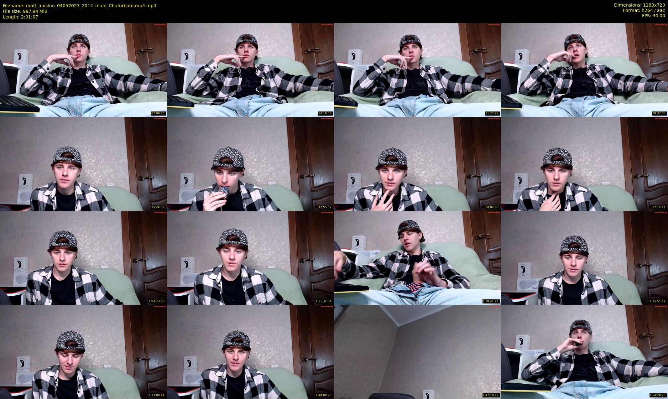 matt_aniston — 122 minute Chaturbate male cam show recording, 720p, May 4, 2023