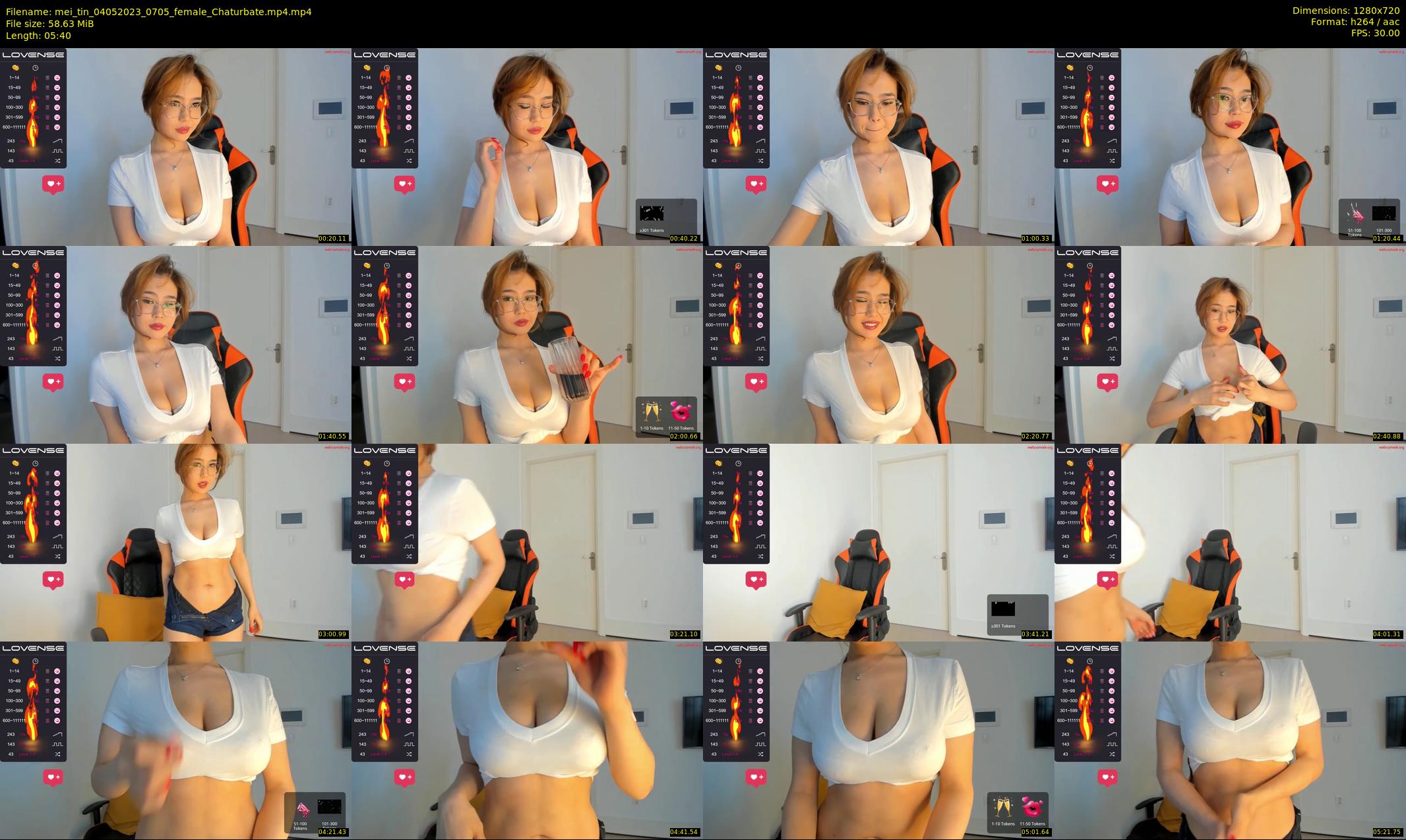 mei_tin — 6 minute Chaturbate female cam show recording, 720p, May 4, 2023