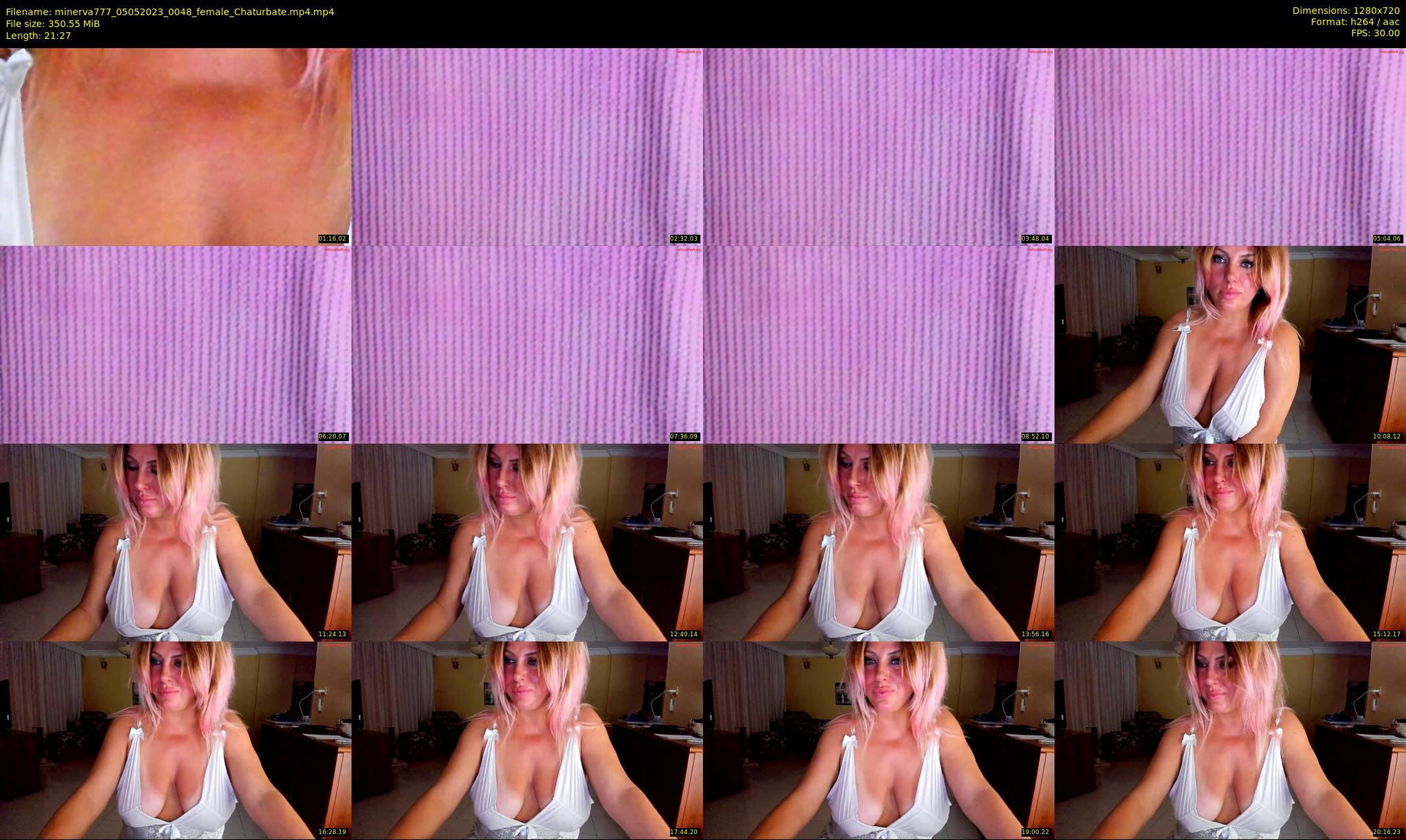 minerva777 — 22 minute Chaturbate female cam show recording, 720p, May 5, 2023