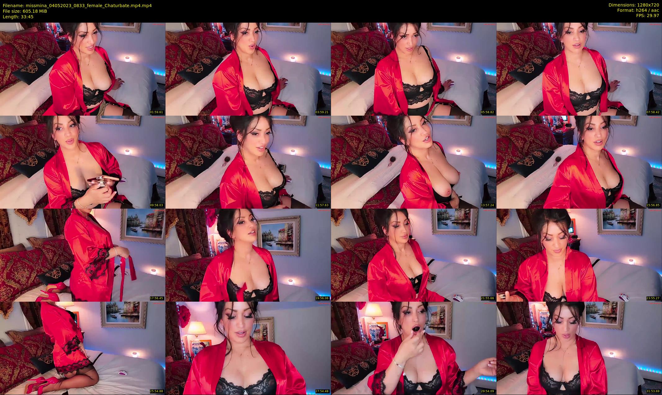 missmina — 34 minute Chaturbate female cam show recording, 720p, May 4, 2023