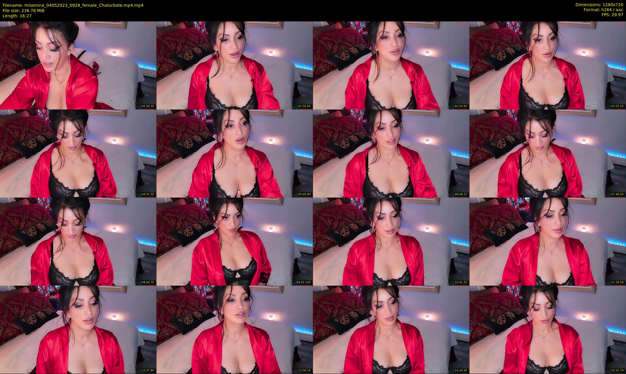 missmina — 17 minute Chaturbate female cam show recording, 720p, May 4, 2023