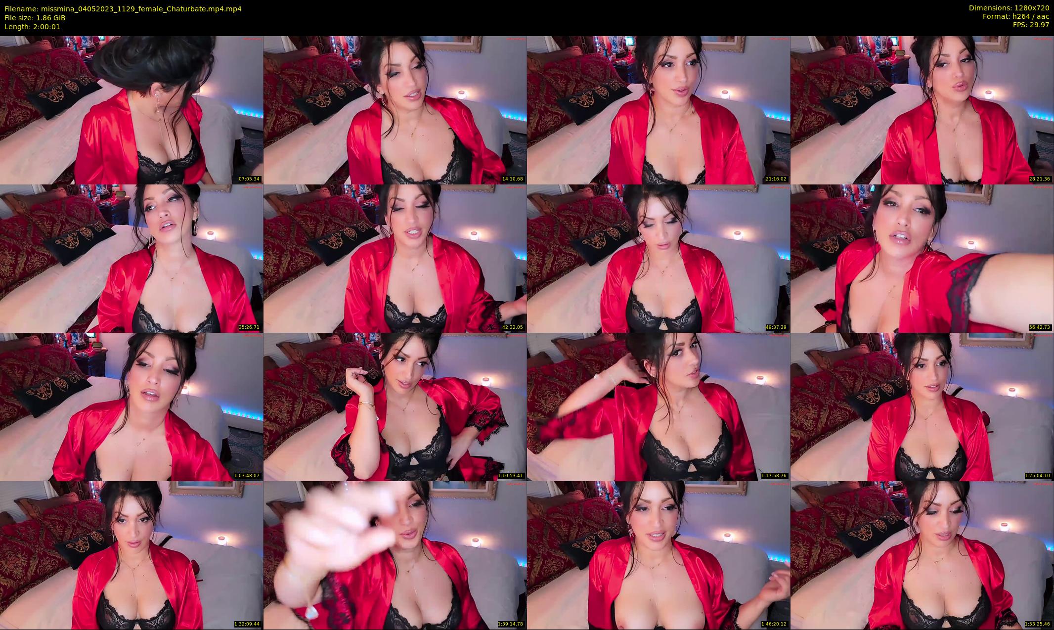 missmina — 121 minute Chaturbate female cam show recording, 720p, May 4, 2023
