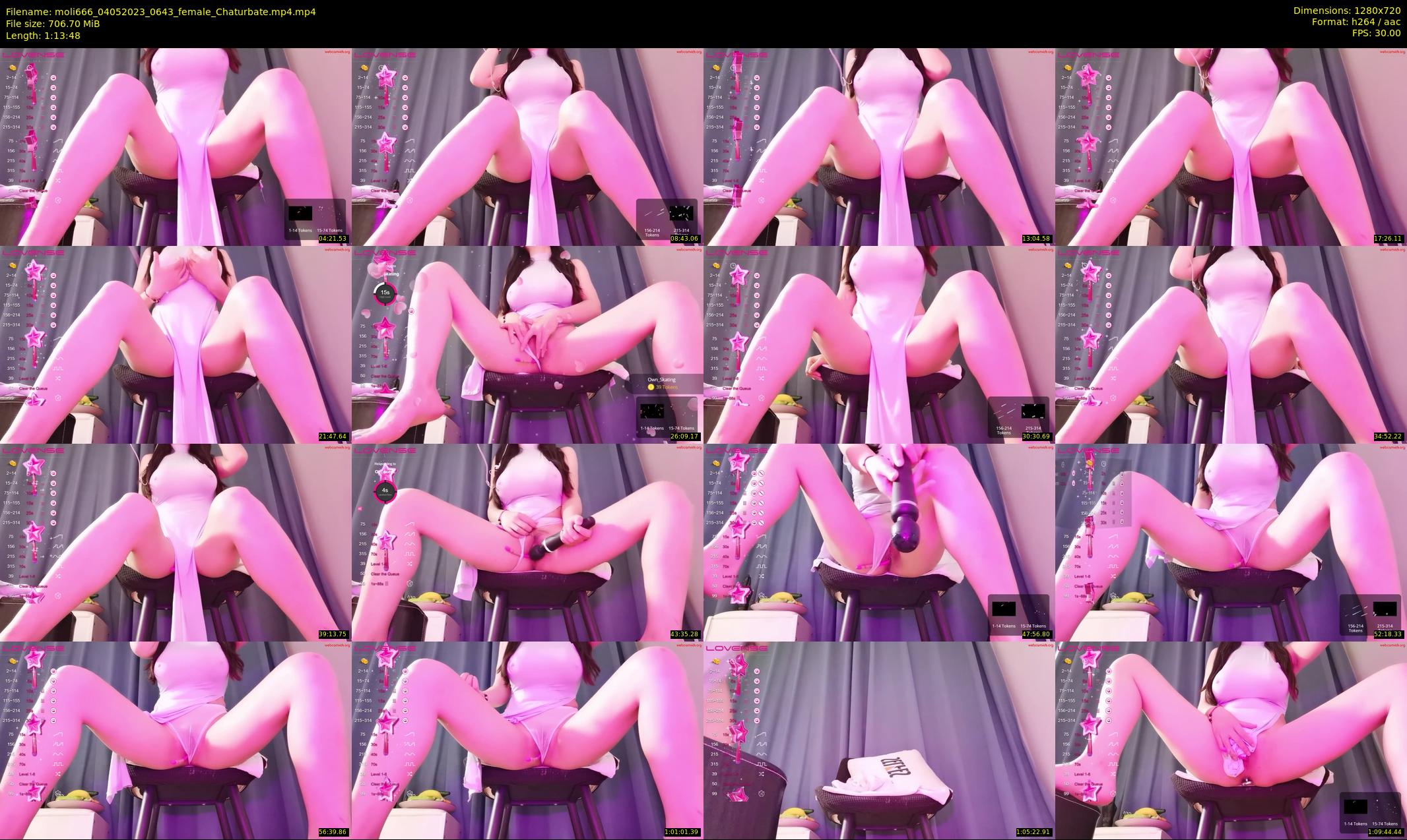 moli666 — 74 minute Chaturbate female cam show recording, 720p, May 4, 2023