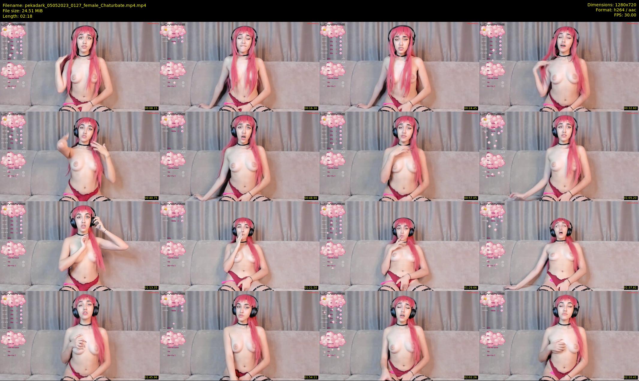 pekadark — 3 minute Chaturbate female cam show recording, 720p, May 5, 2023