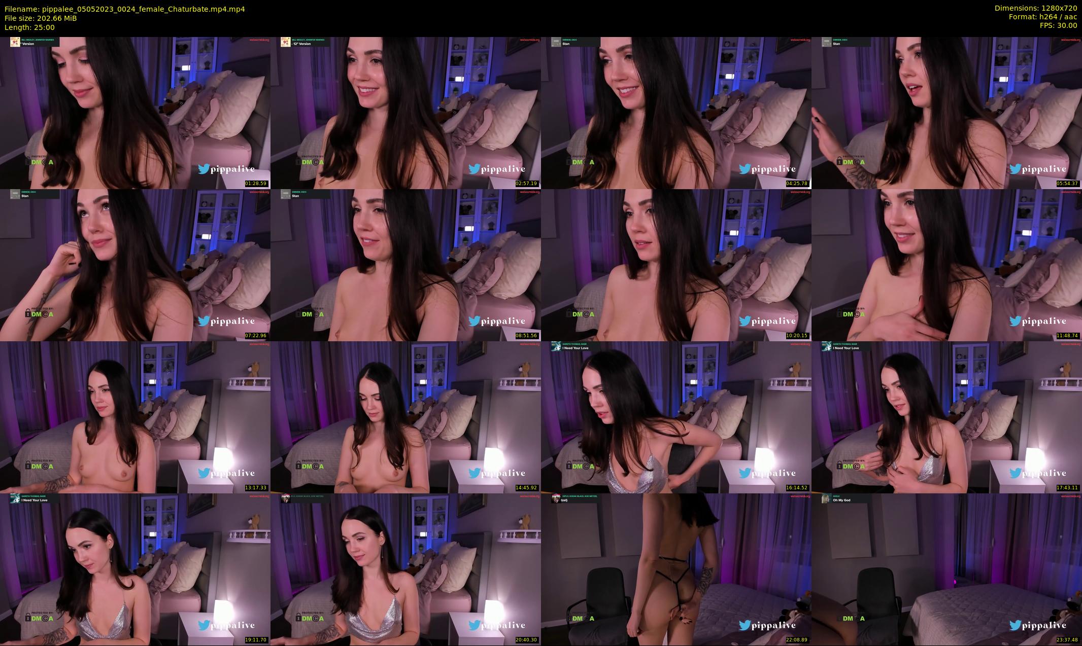 pippalee — 25 minute Chaturbate female cam show recording, 720p, May 5, 2023